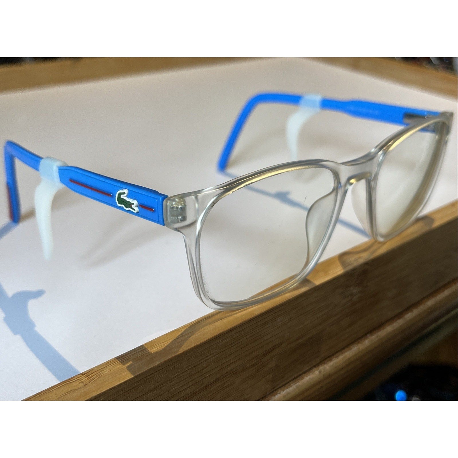 Vintage Lacoste Eyewear L3166 Blue Eyeglasses 51-20-143 C6 Retro Frames Only