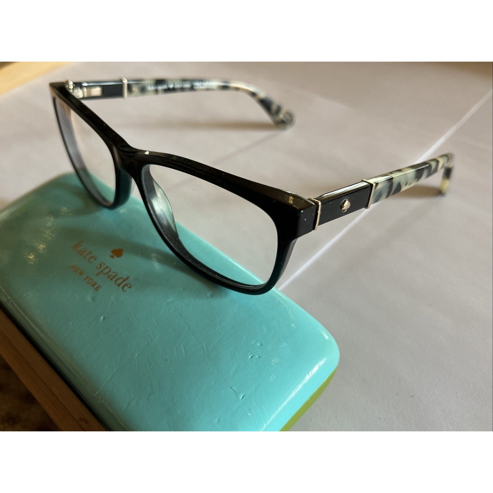 Kate Spade Women's Eyeglasses Frame MYRNA 807 sz 53-15-140 Black Tortoise Speck