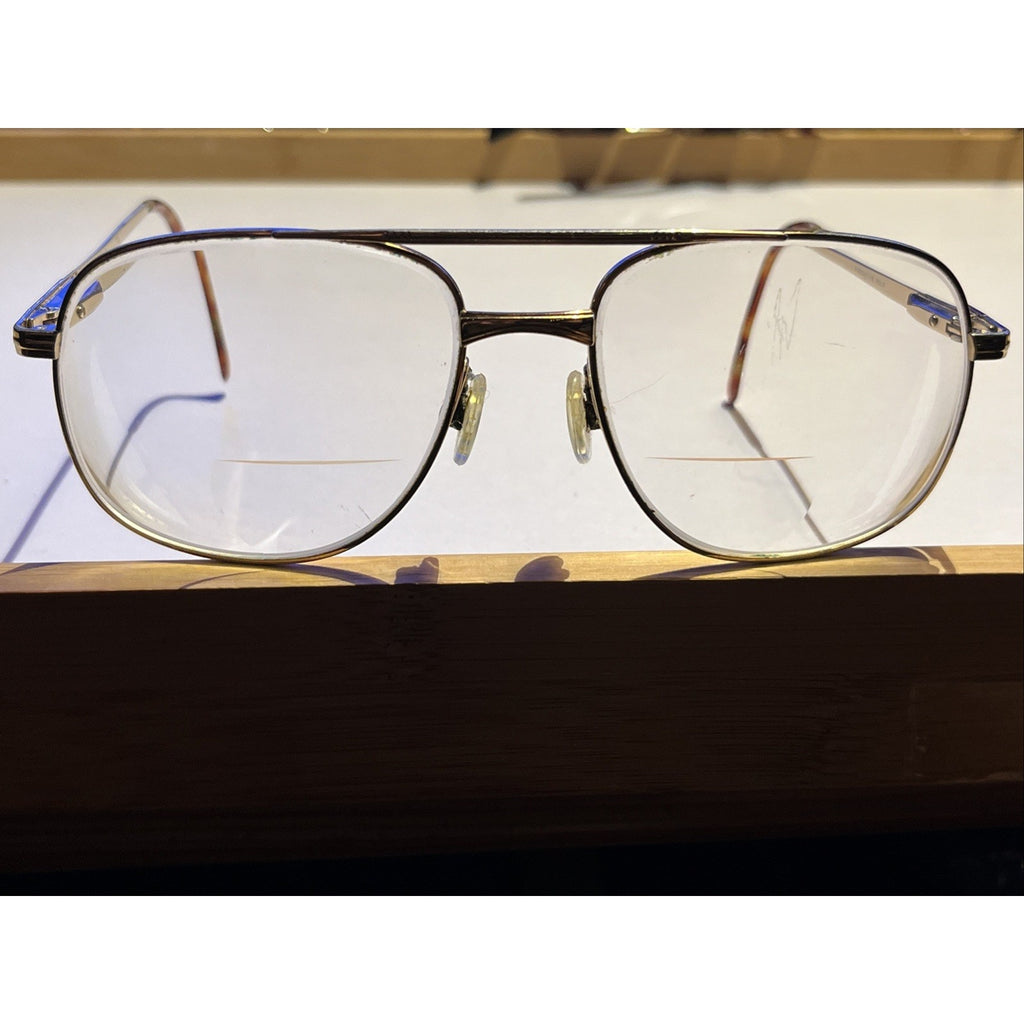 Executive Gold Eyewear Vintage 56-20-145 Aviator Metal RARE Frames Only