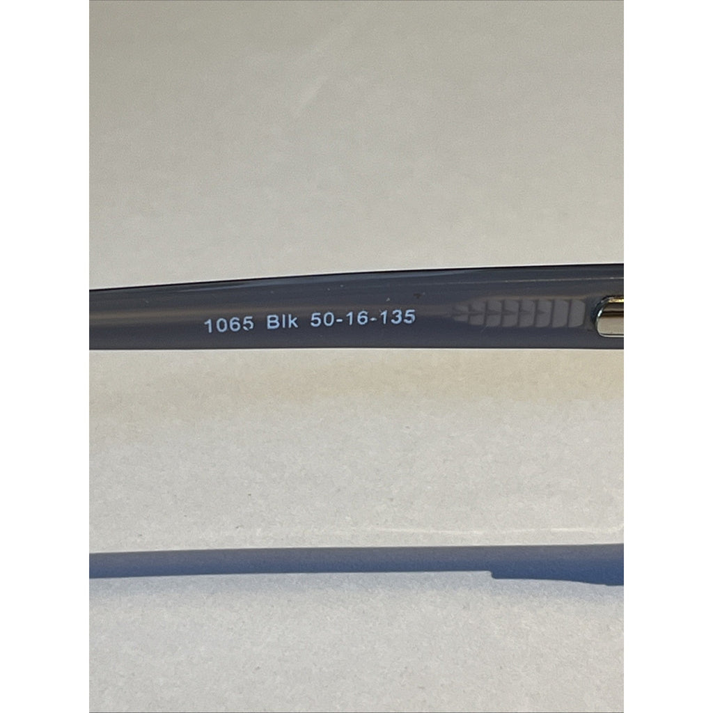 PRIMARY 1065 BLK BLACK AUTHENTIC EYEGLASSES 50-16-135 Unisex Plastic Frames Only