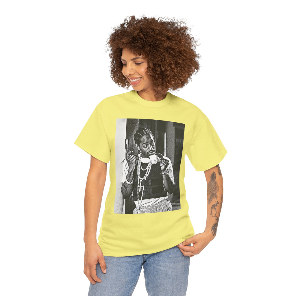 Andre 3000 Graphic Print Short Sleeve Crew Neck Unisex Heavy Cotton Tee Shirt