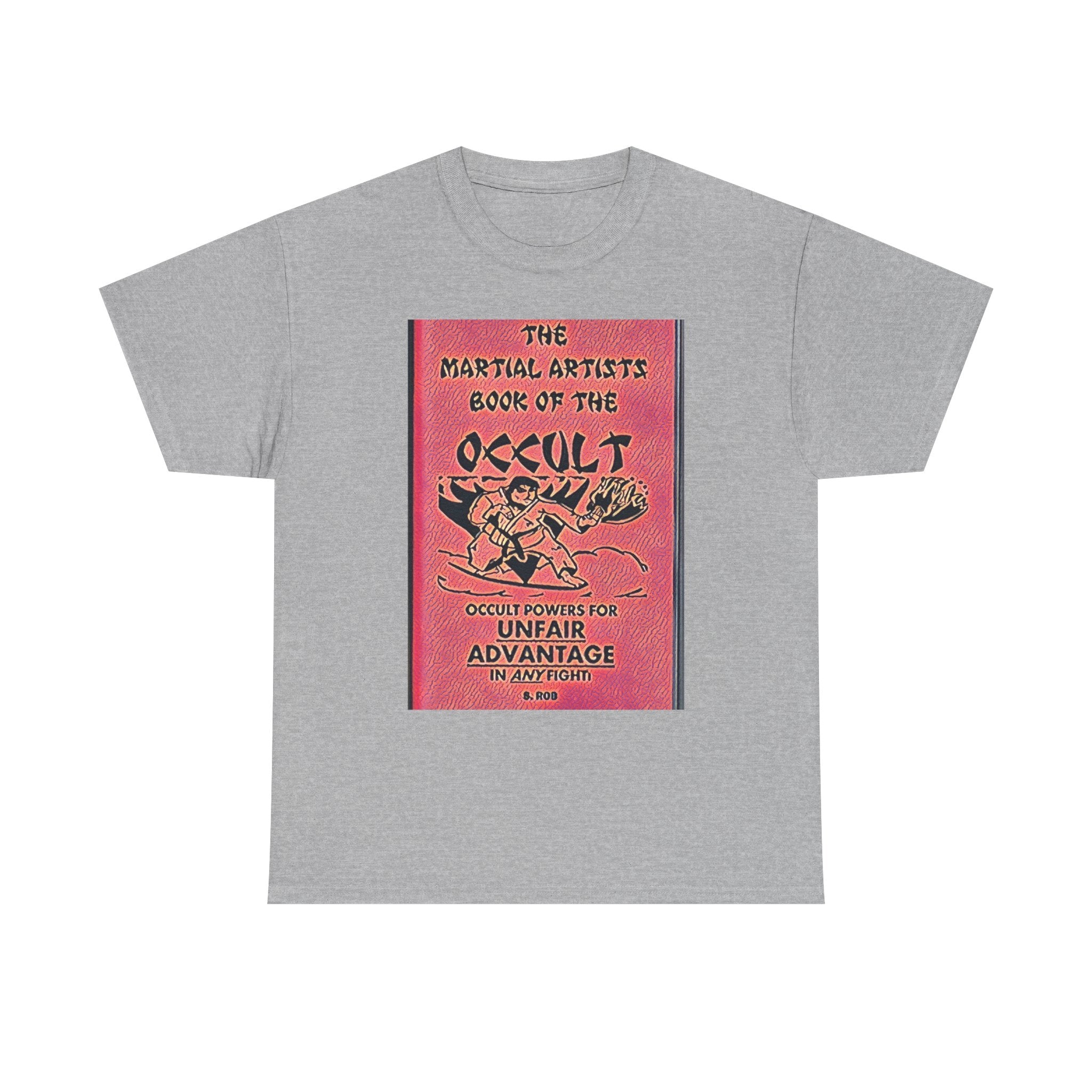 The Martial Artists Book Of The Occult Graphic Print SS Unisex Heavy Cotton Tee