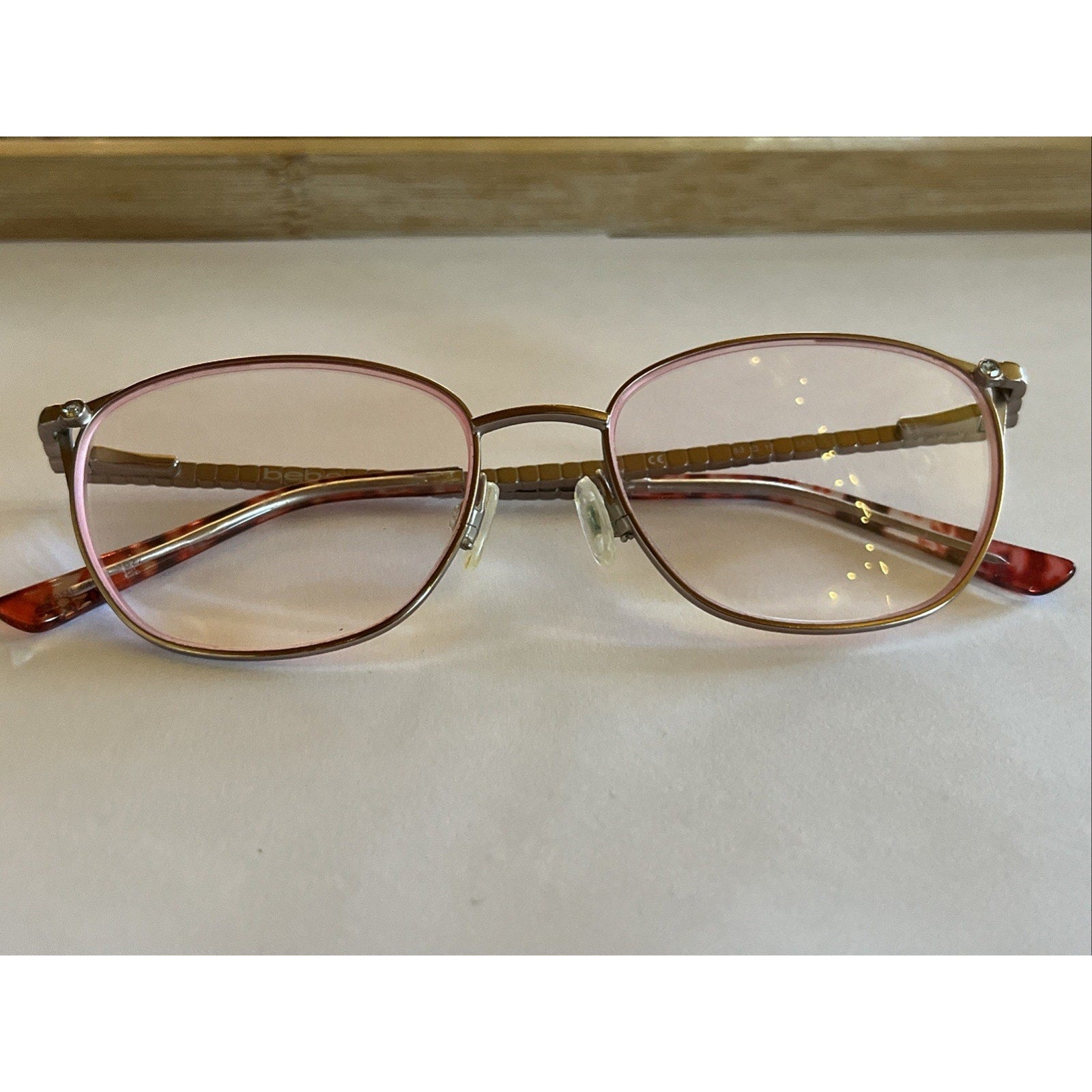 Bebe BB4182 770 Rose Gold Eyeglasses Frames Womens 53-17-140