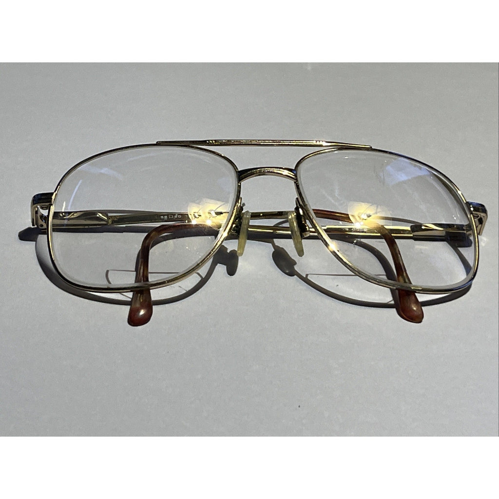 Executive Gold Eyewear Vintage 56-20-145 Aviator Metal RARE Frames Only