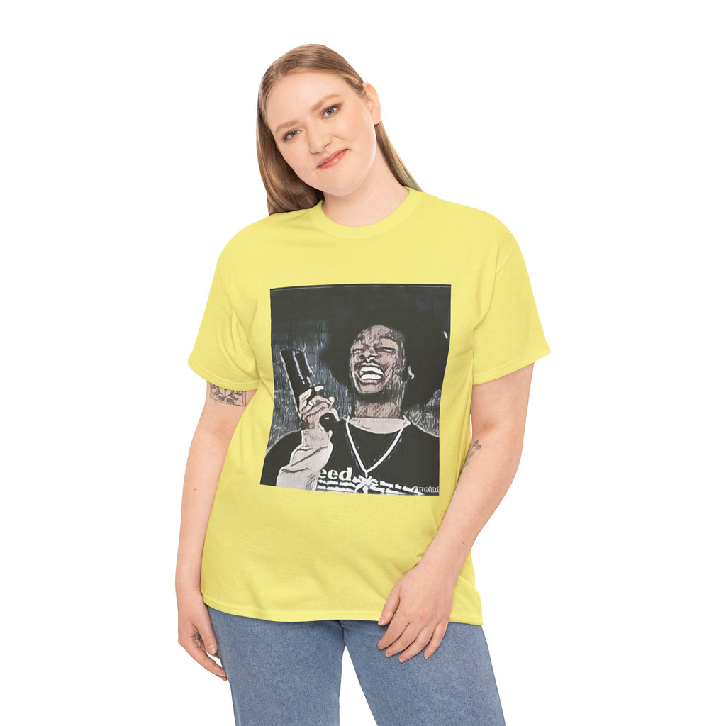 Shorty Scary Movie Graphic Print Short Sleeve Crew Unisex Heavy Cotton Tee Shirt