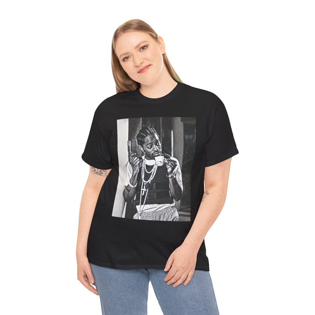 Andre 3000 Graphic Print Short Sleeve Crew Neck Unisex Heavy Cotton Tee Shirt