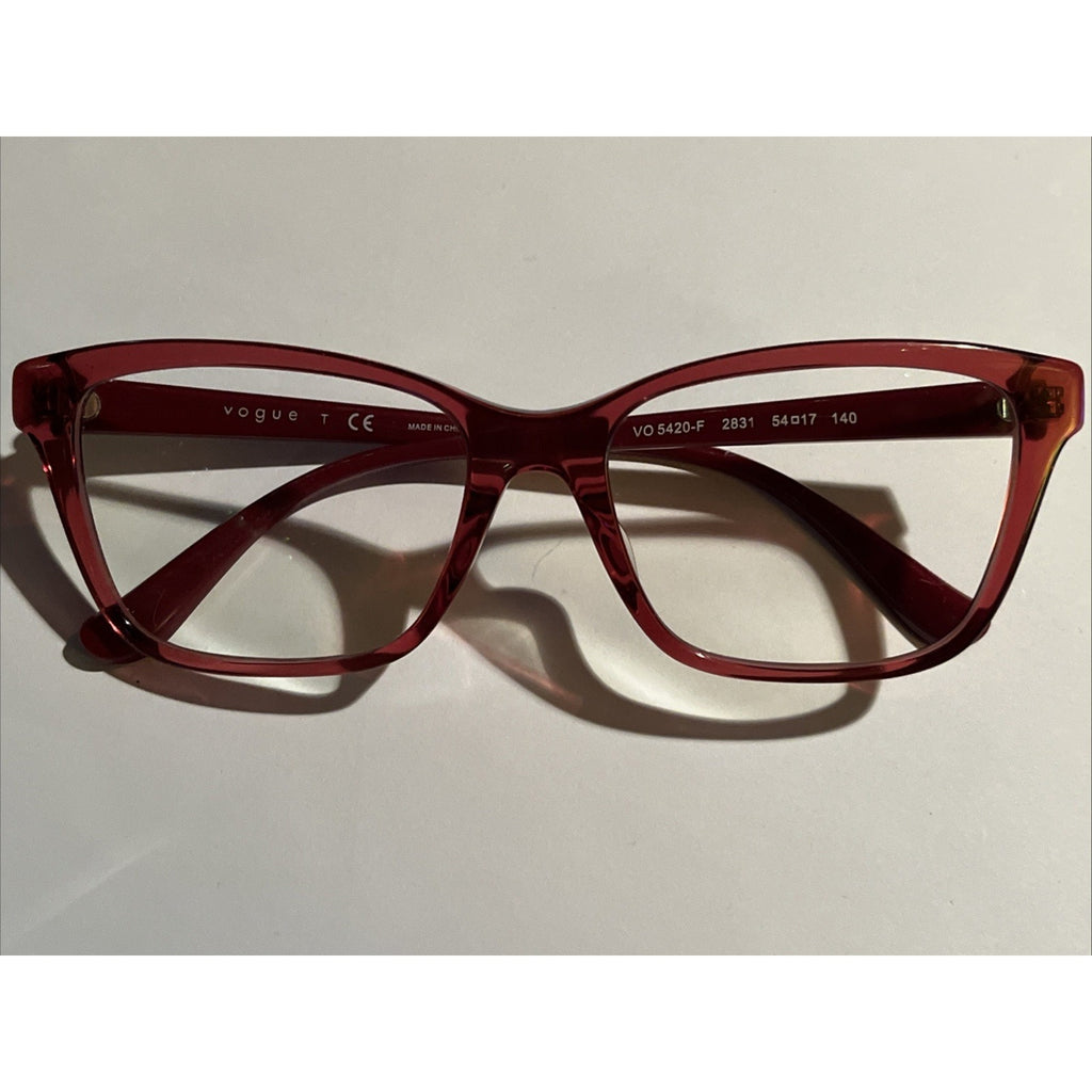 Vogue Eyeglasses Frames VO5420 2831 Burgundy Red 54-17-140 Womens Reading