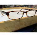 Tempo Eyeglasses HE 8000 52-17-145 Rectangular Brown Tortoise Frames Only
