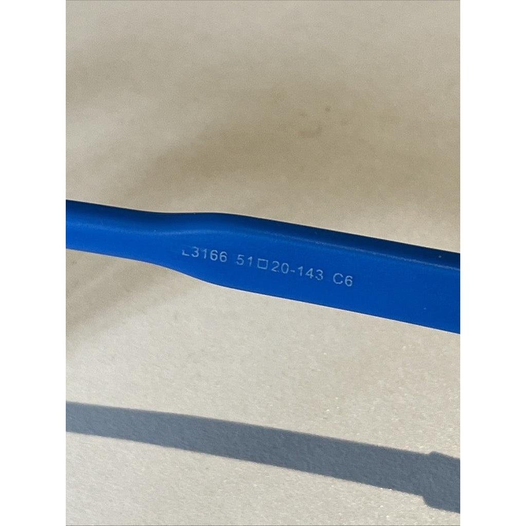 Vintage Lacoste Eyewear L3166 Blue Eyeglasses 51-20-143 C6 Retro Frames Only