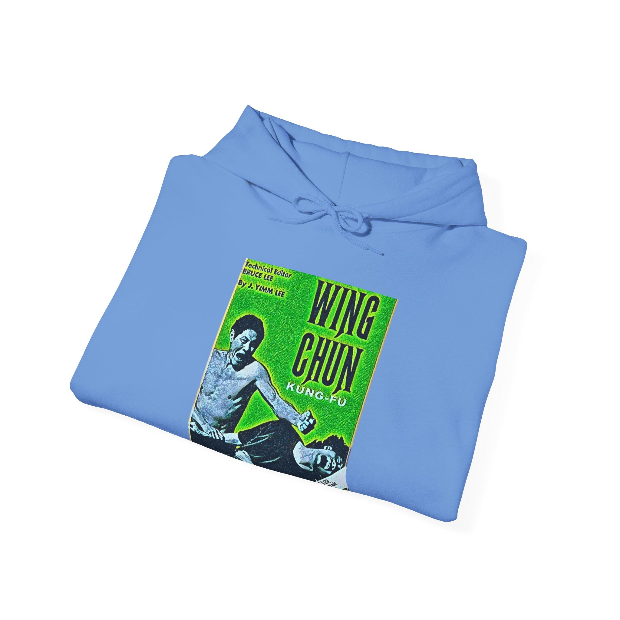 Wing Chun Kung-Fu Graphic Print Long Sleeve Unisex Heavy Blend Hooded Sweatshirt