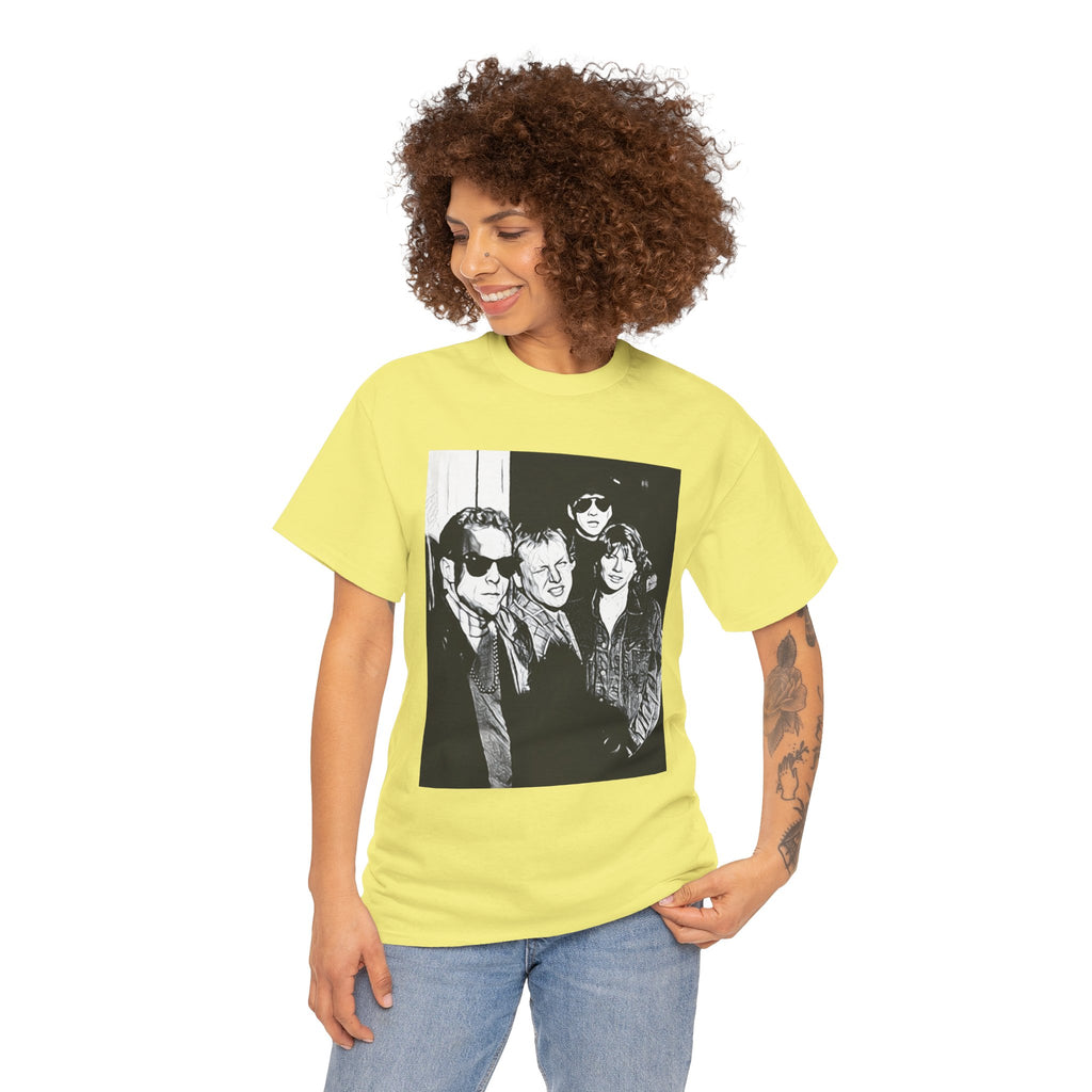 The Pixies Graphic Print Short Sleeve Crew Neck Unisex Heavy Cotton Tee Shirt