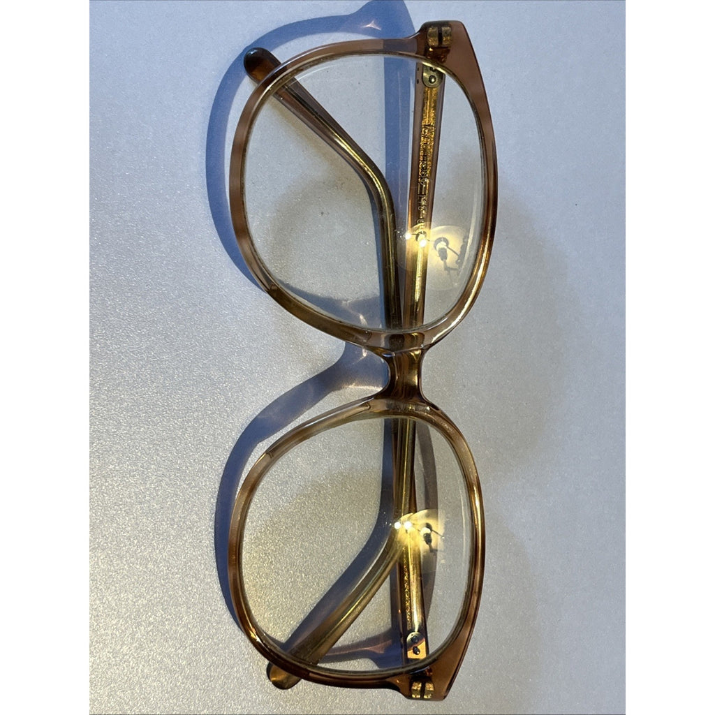 Vintage Foremost Eyeglasses 55-15-140 Made in USA Brown Tortoise Frames Only