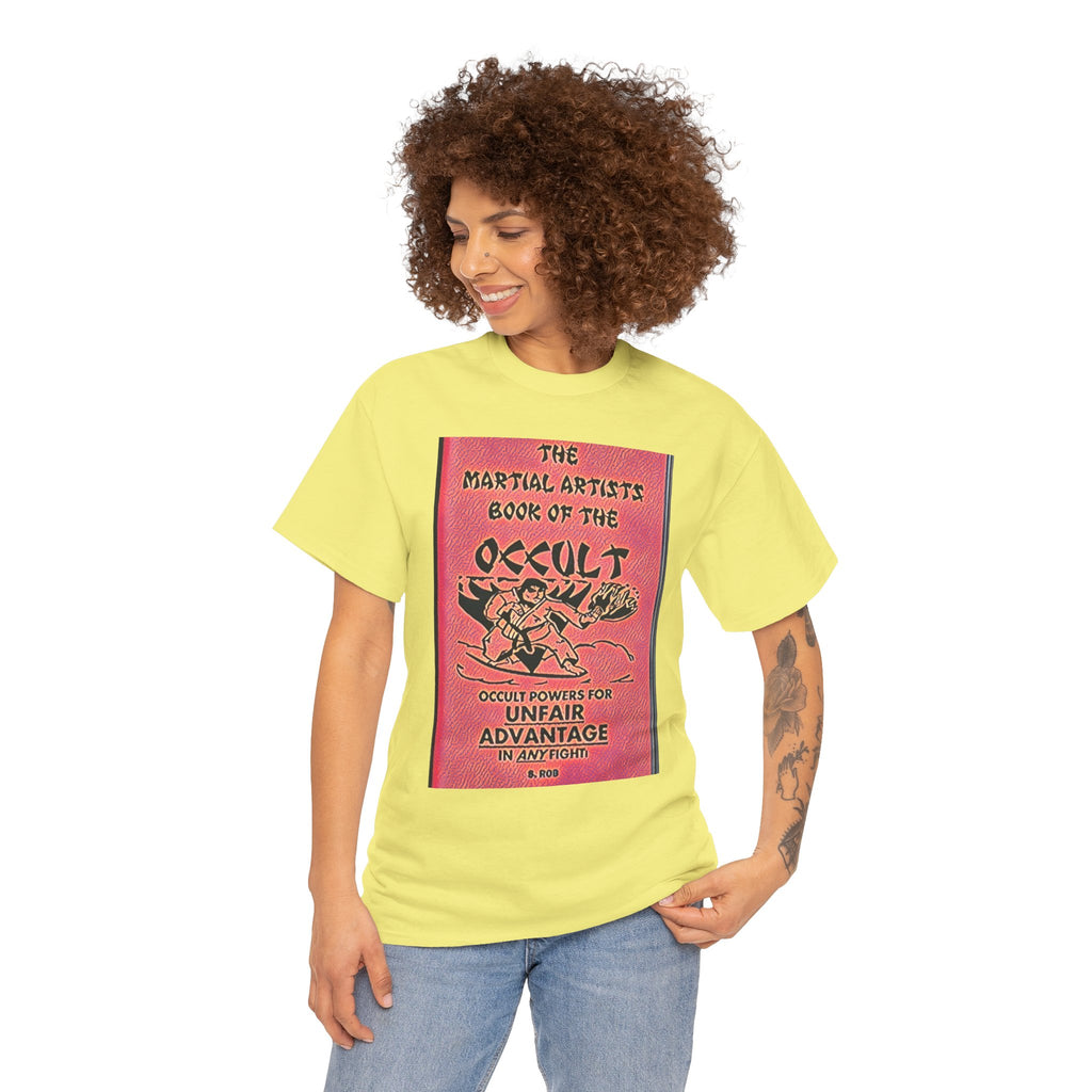 The Martial Artists Book Of The Occult Graphic Print SS Unisex Heavy Cotton Tee