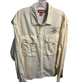 Simms Shirt Men’s Size XL Outdoor Fishing Button Up Long Sleeve Zip Pockets