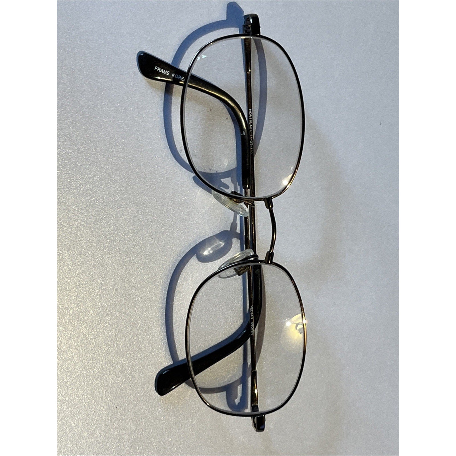 Montreaux Cubed MEDIAN BROWN 54-20-145 Metal Full Rim Eyeglasses Frames Only