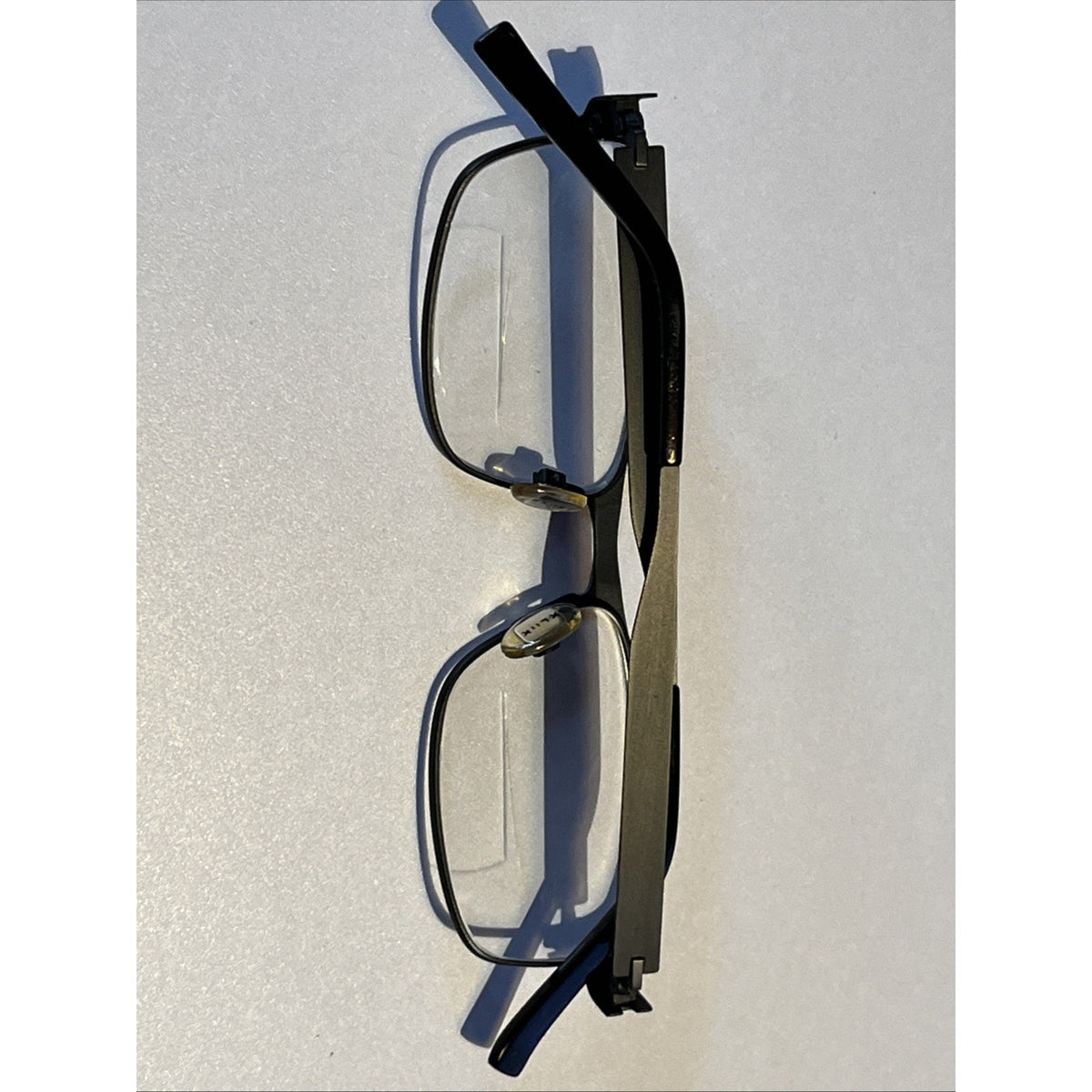 KLIIK DENMARK 561 432 BLACK Gray AUTHENTIC EYEGLASSES 51-15 Metal Frames Only