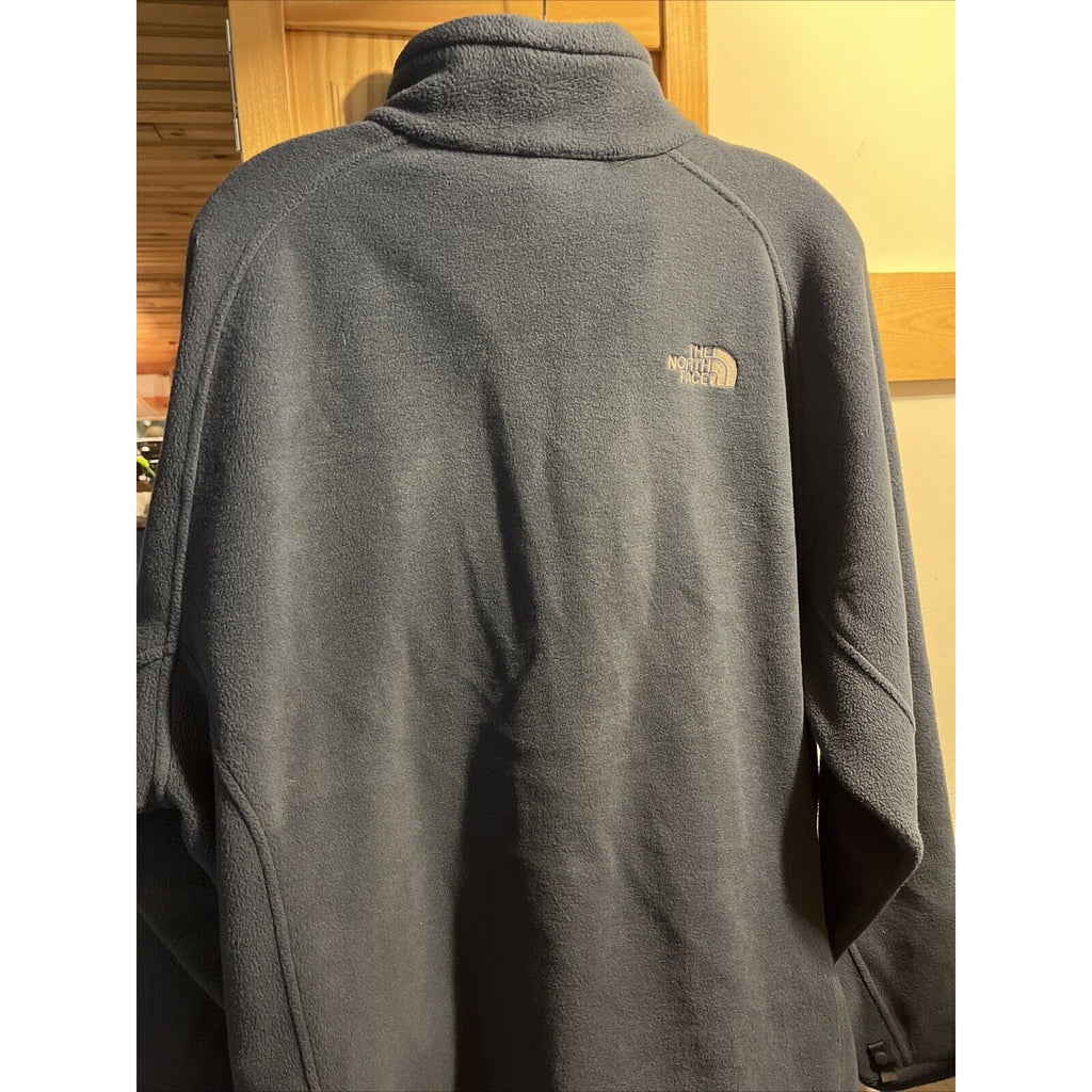 The North Face Men’s XL Blue Long Sleeve Full Zip Polyester Fleece Jacket Travel