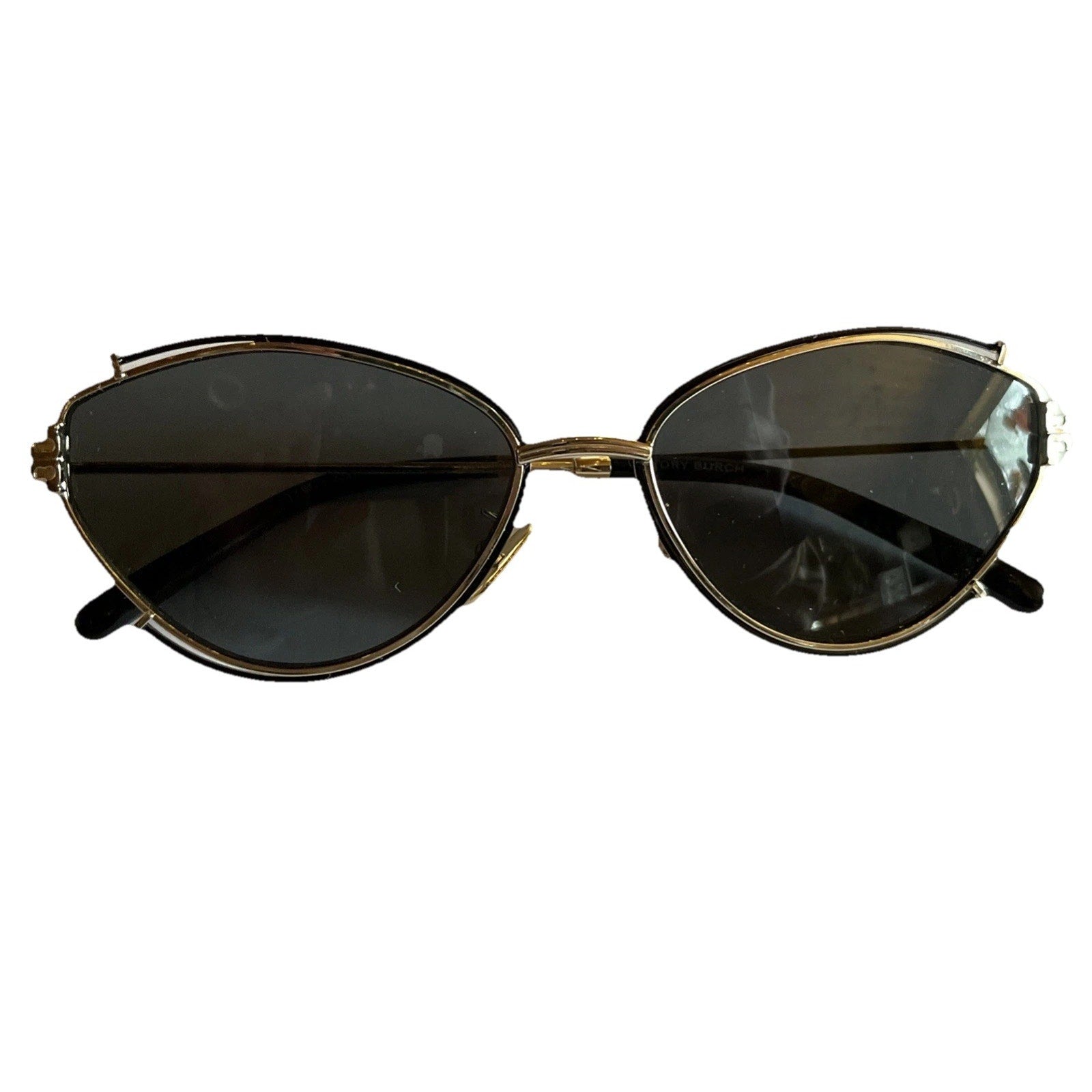 TORY BURCH TY 6103 BLACK GOLD AUTHENTIC FRAMES EYEGLASSES 55-16-140 3N