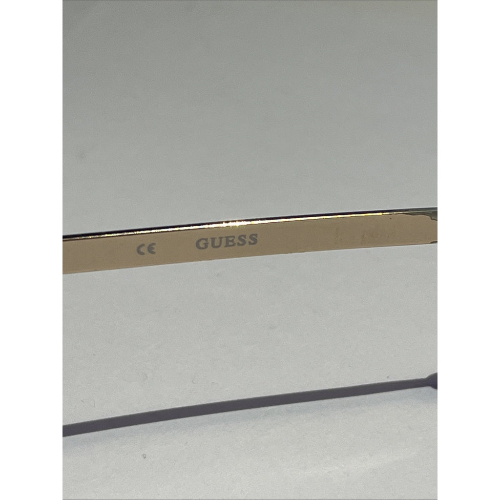 GUESS GU2461 Shiny Brown BRN Optical Eyeglasses Metal Frames 50-19-135 Unisex
