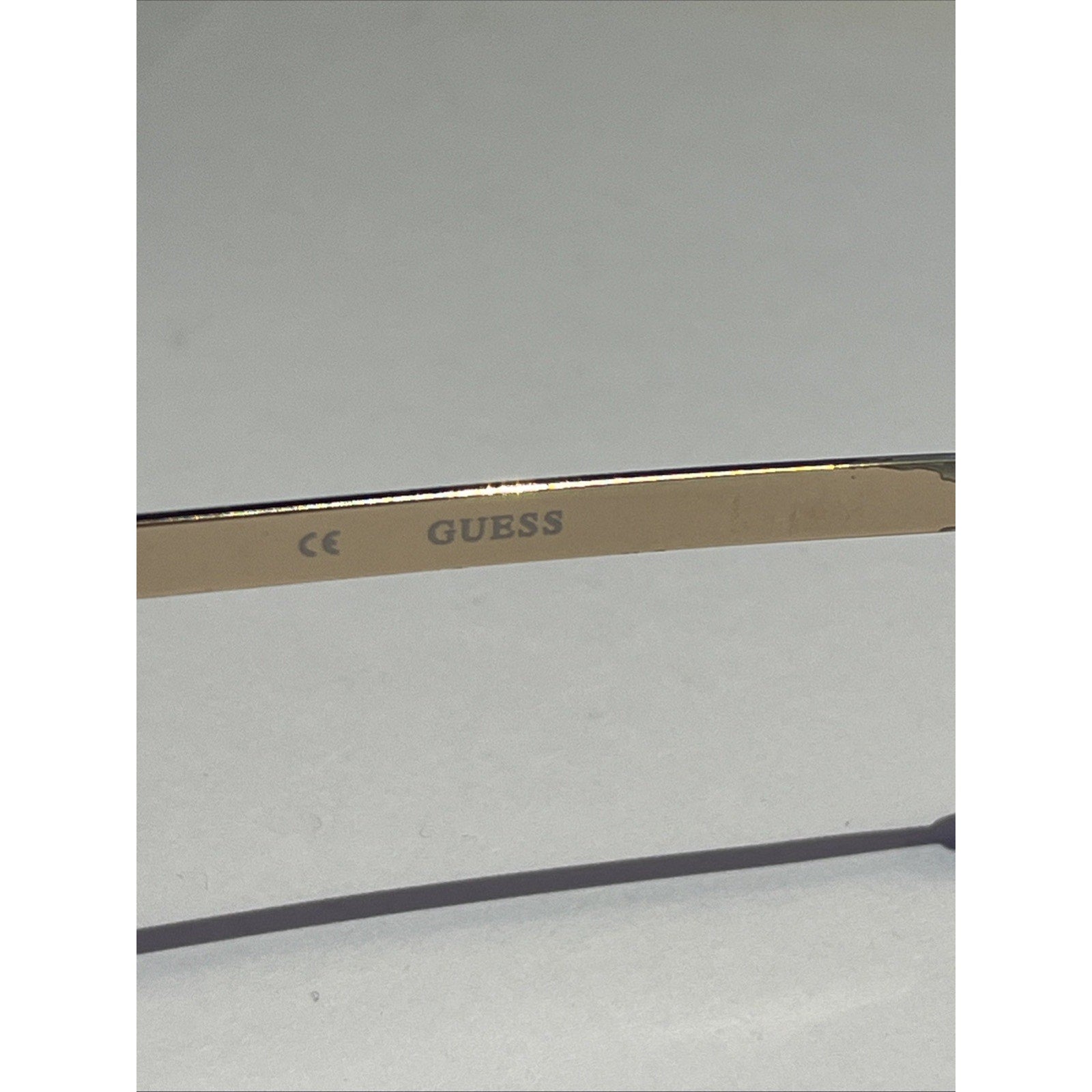 GUESS GU2461 Shiny Brown BRN Optical Eyeglasses Metal Frames 50-19-135 Unisex
