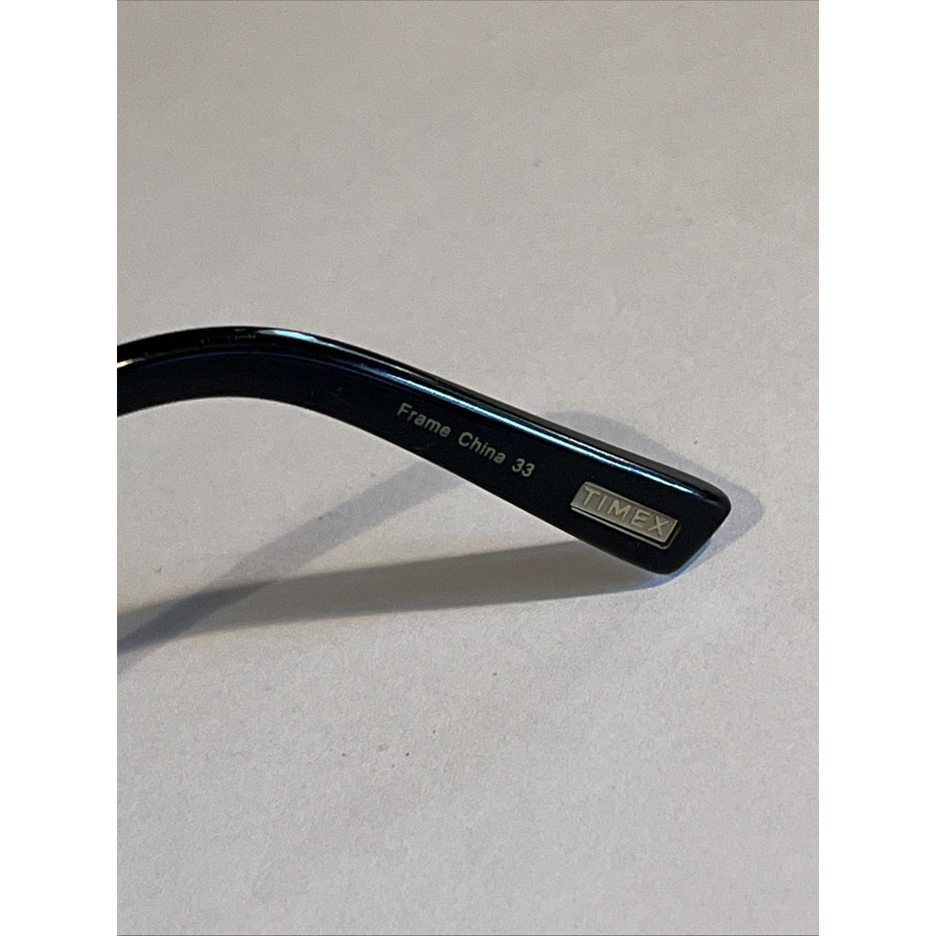 TIMEX EYEWEAR L056 Silver BLACK 56-17-145 FLEX HINGE EYEGLASSES TD82