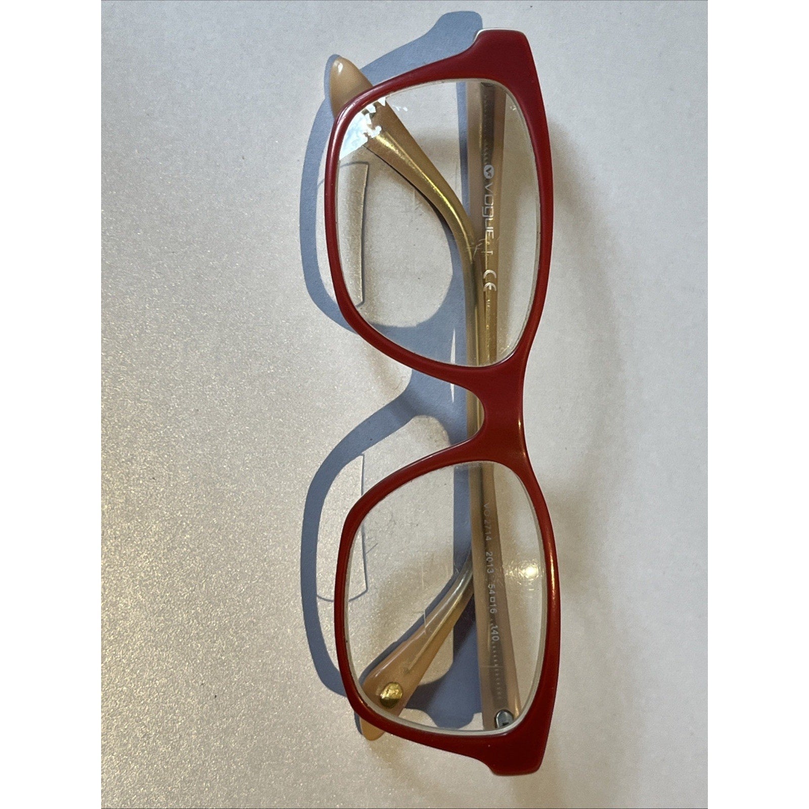 VOGUE VO 2714 2013 BROWN Red Brown AUTHENTIC EYEGLASSES 54-16-140 Frames Only