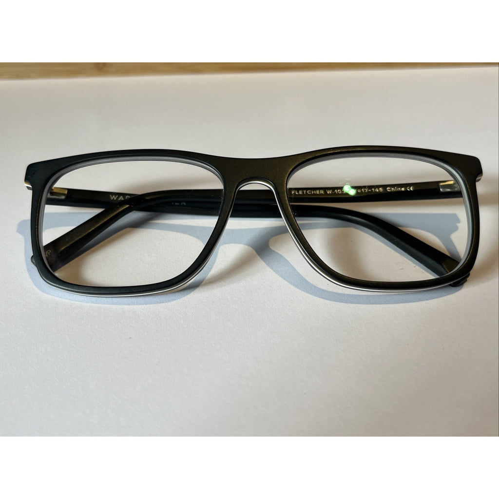Warby Parker Fletcher W 103 Matte Black Eyeglasses 57-17-145 Eyewear Frames Only
