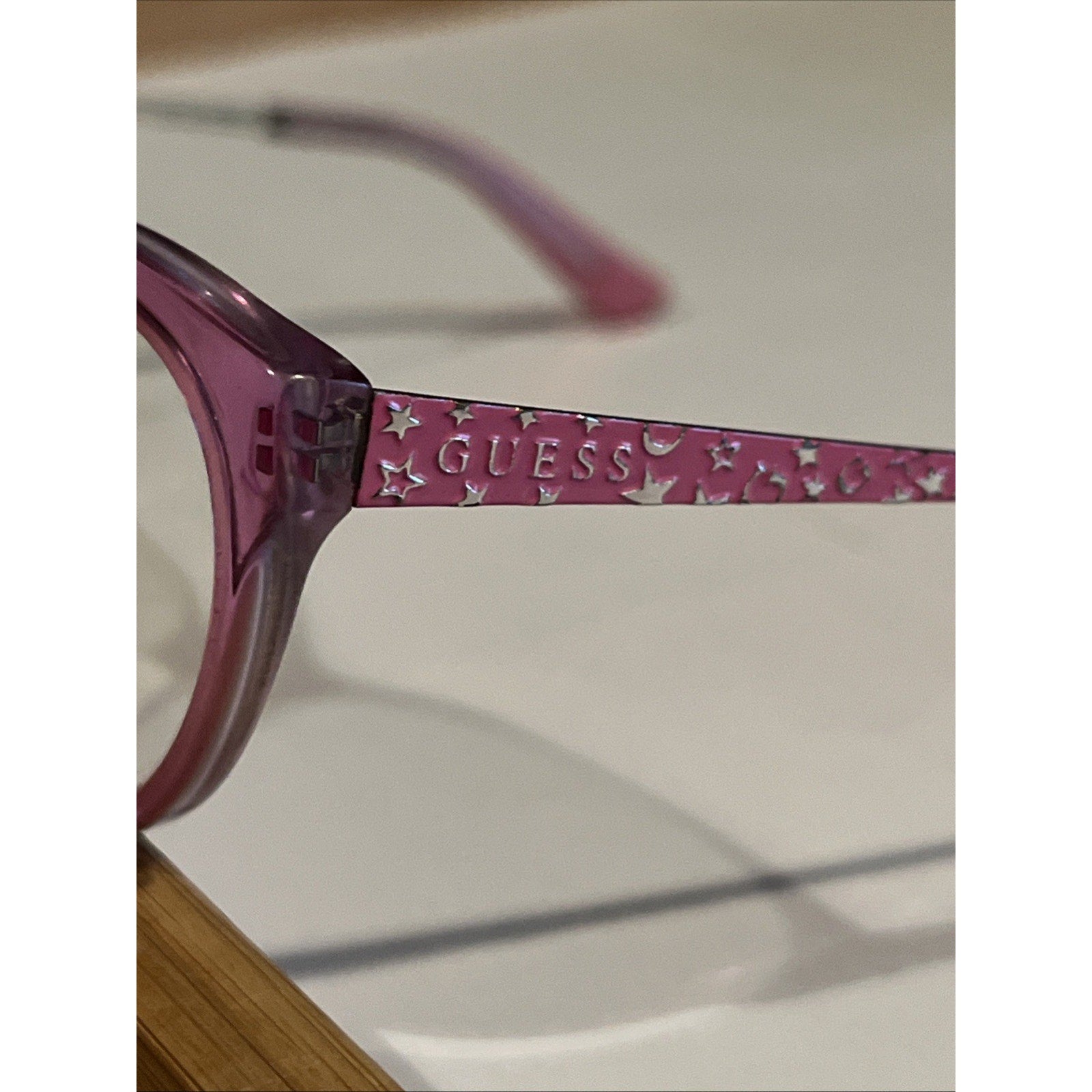 GUESS GU9185 081 Crystal Pink Womens Optical Eyeglasses 49-15-130 FRAMES ONLY