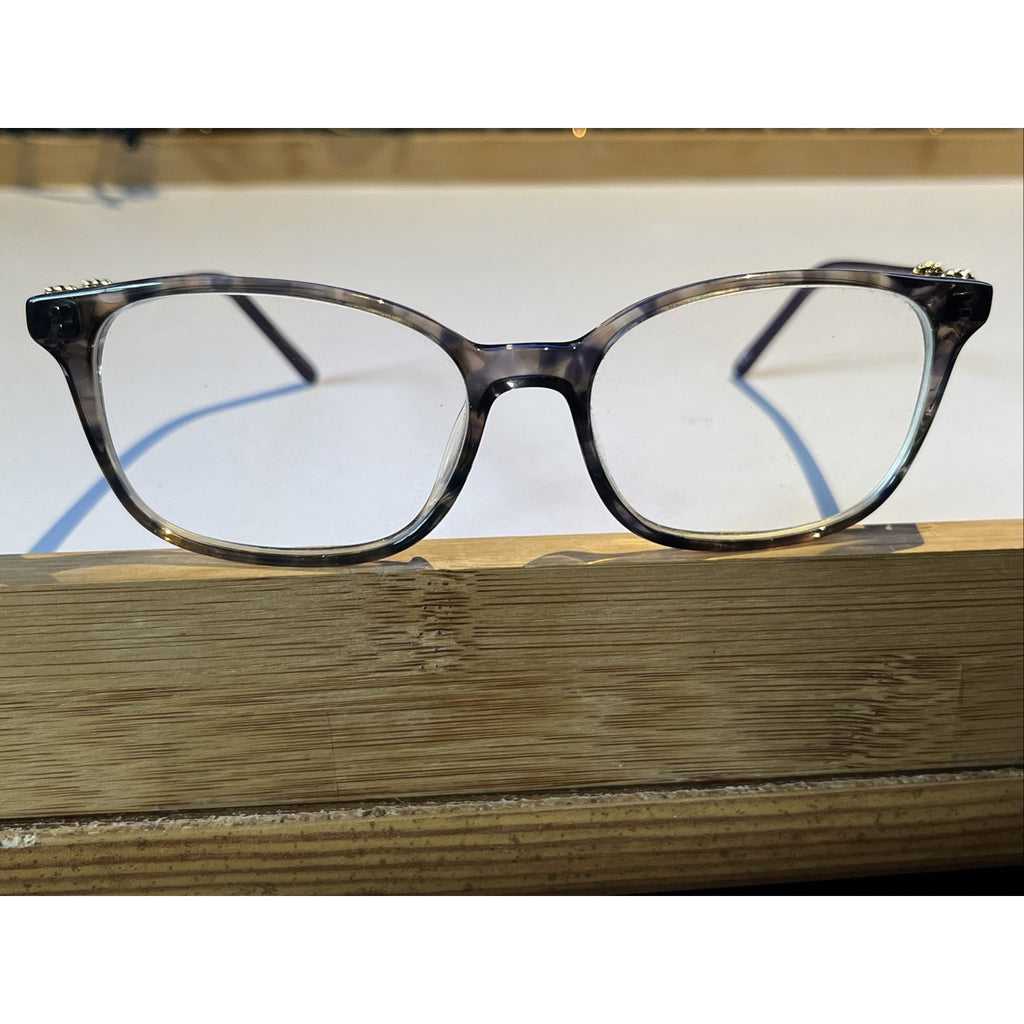 LILLY PULITZER LANTANA FG GREY PURPLE GOLD Auth Eyeglasses 51-16-135 Frames Only