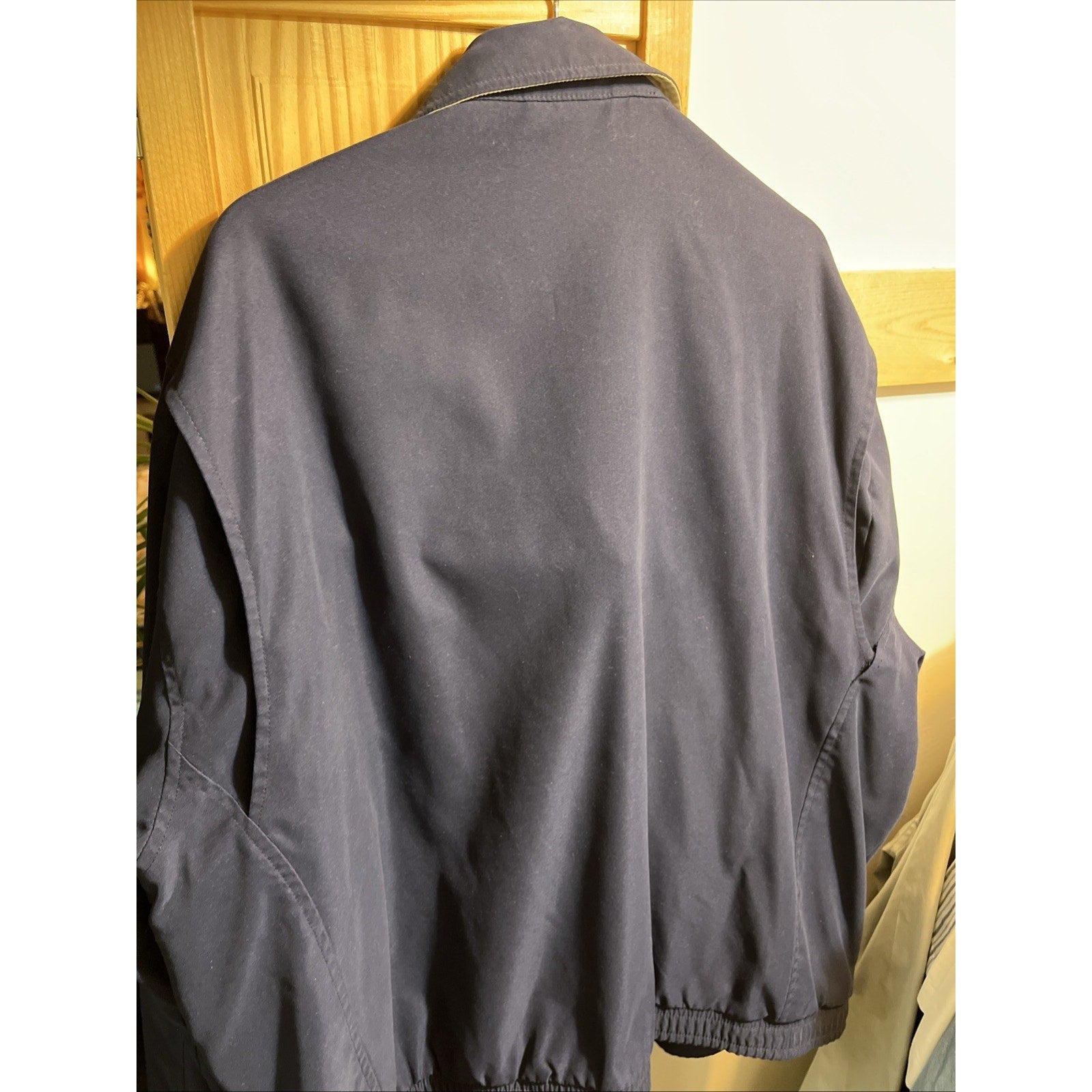 Polo Ralph Lauren Men’s XL Navy Bomber Jacket Harrington Long Sleeve Full Zip