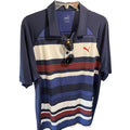 Puma Dry Cell Golf Polo Shirt Men's Size Large Multicolor Striped Performance