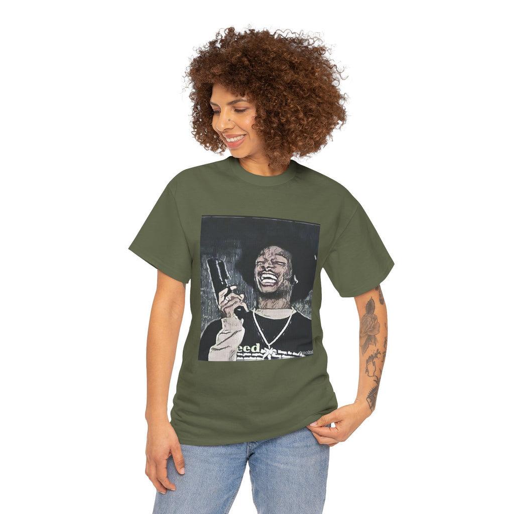 Shorty Scary Movie Graphic Print Short Sleeve Crew Unisex Heavy Cotton Tee Shirt