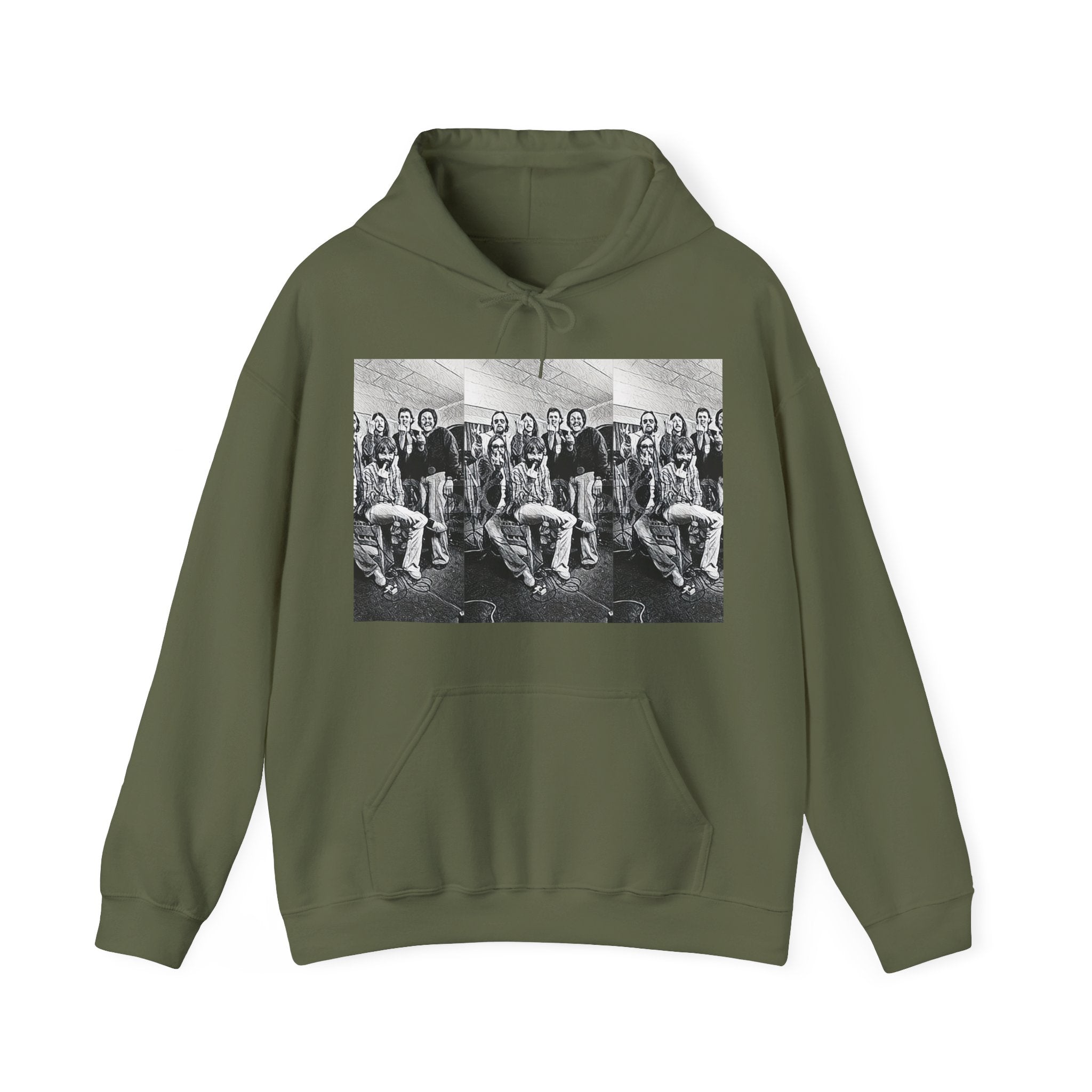 Doobie Brothers Graphic Print Long Sleeve Unisex Heavy Blend™ Hooded Sweatshirt