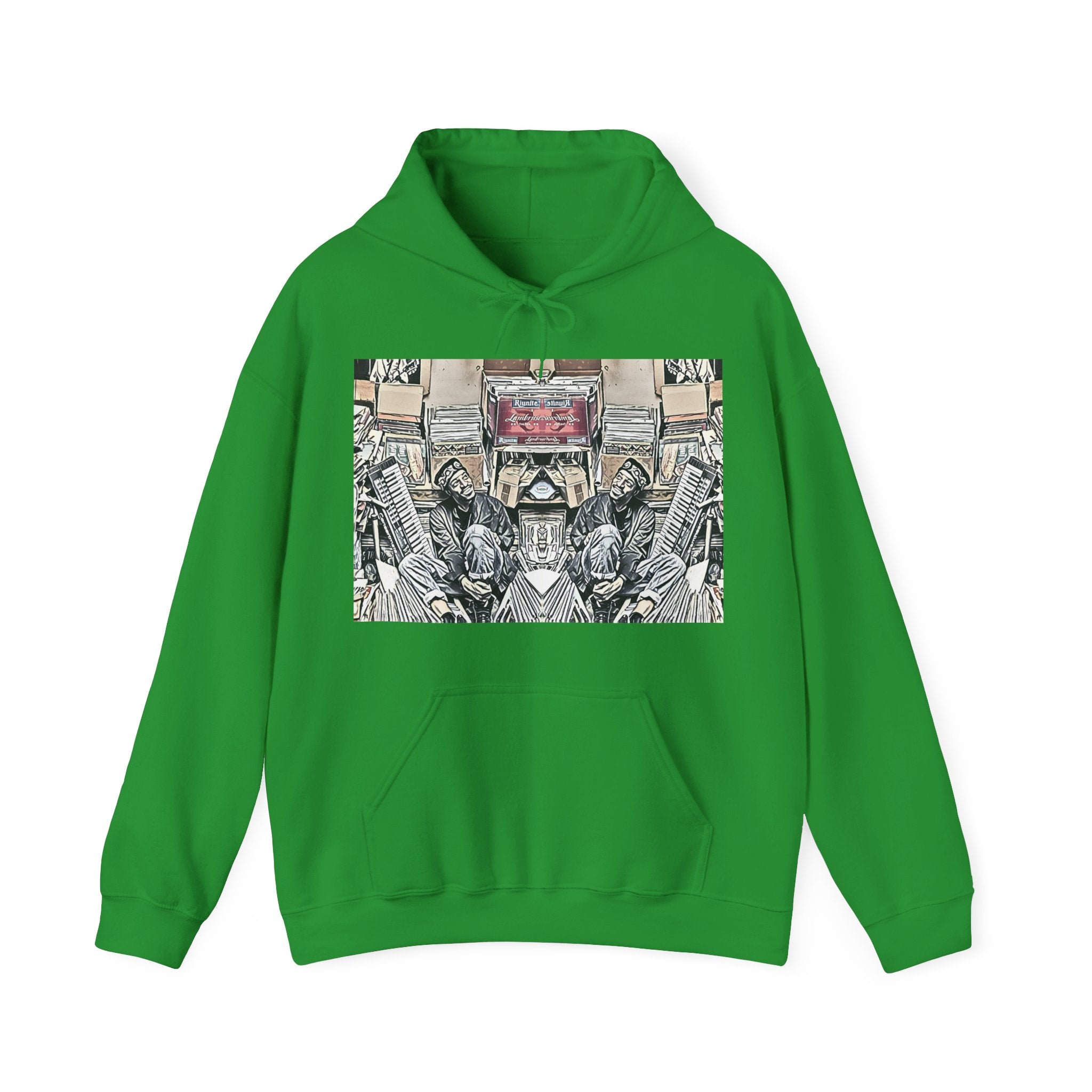 Andre 3000 Surrounded By Vinyl Long Sleeve Unisex Heavy Blend™ Hooded Sweatshirt