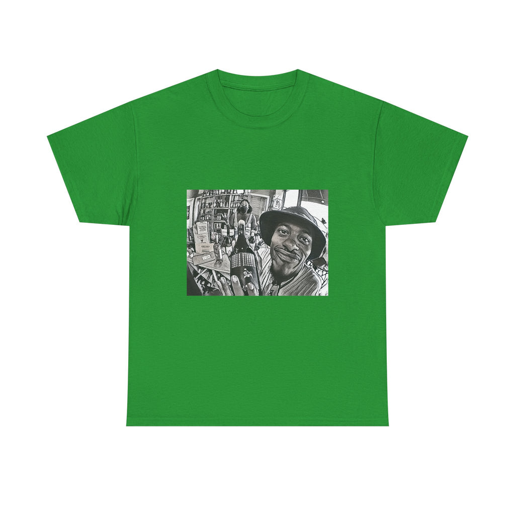 Pink Siifu Graphic Print Short Sleeve Crew Neck Unisex Heavy Cotton Tee Shirt