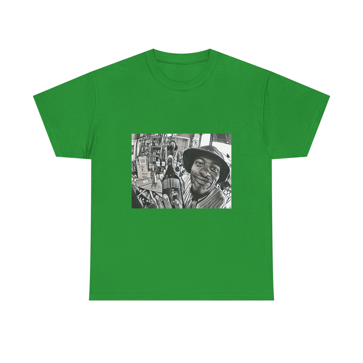 Pink Siifu Graphic Print Short Sleeve Crew Neck Unisex Heavy Cotton Tee Shirt