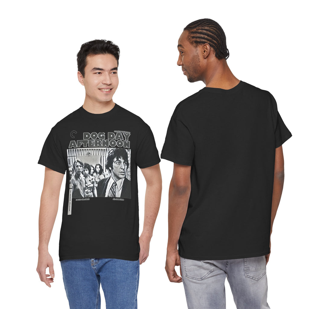 Dog Day Afternoon Graphic Print Al Pacino Black & White Unisex Heavy Cotton Tee