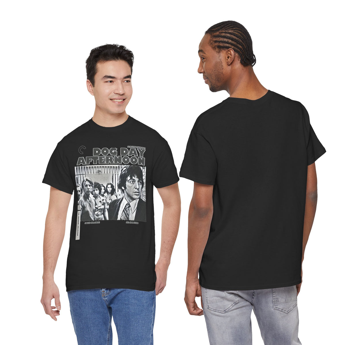 Dog Day Afternoon Graphic Print Al Pacino Black & White Unisex Heavy Cotton Tee