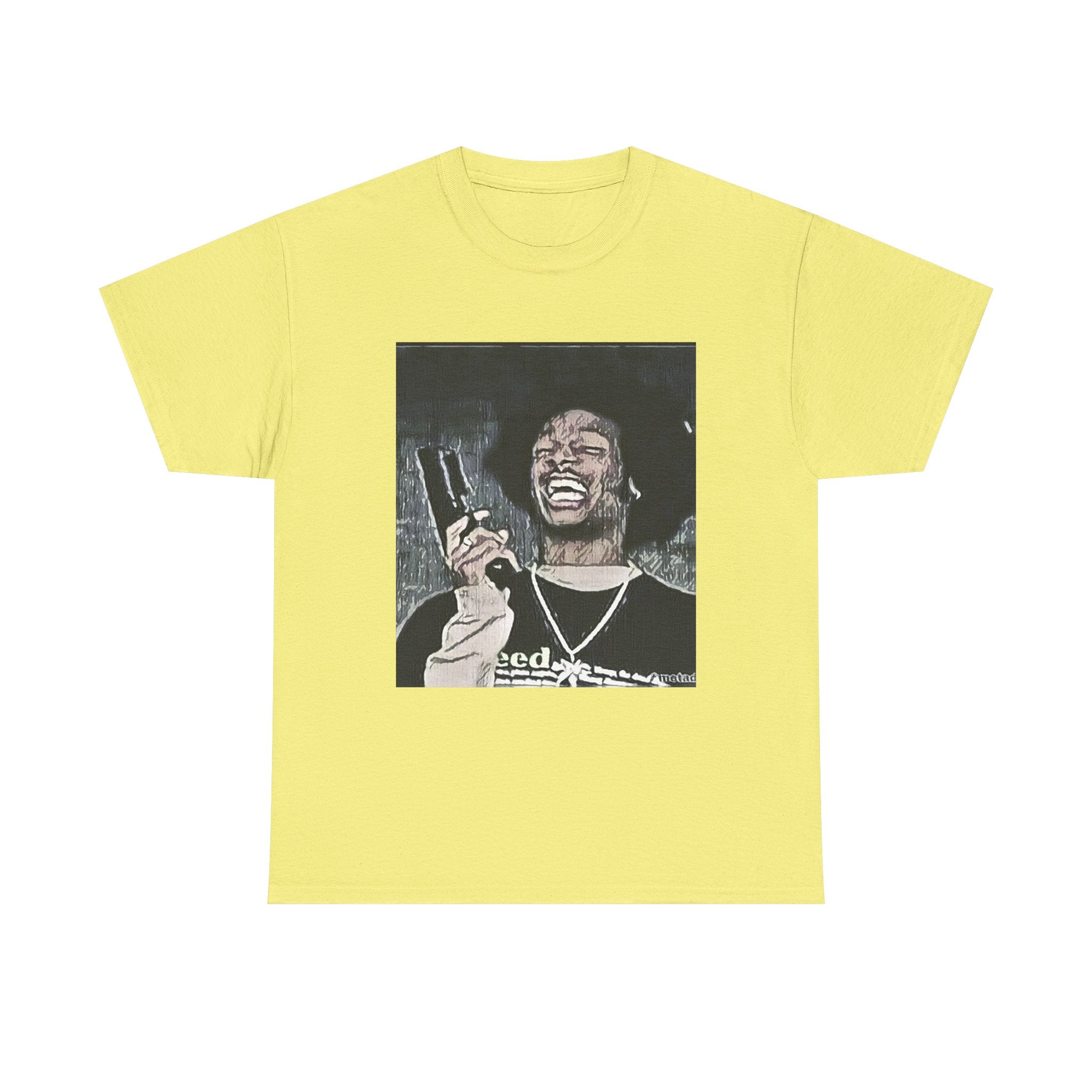 Shorty Scary Movie Graphic Print Short Sleeve Crew Unisex Heavy Cotton Tee Shirt