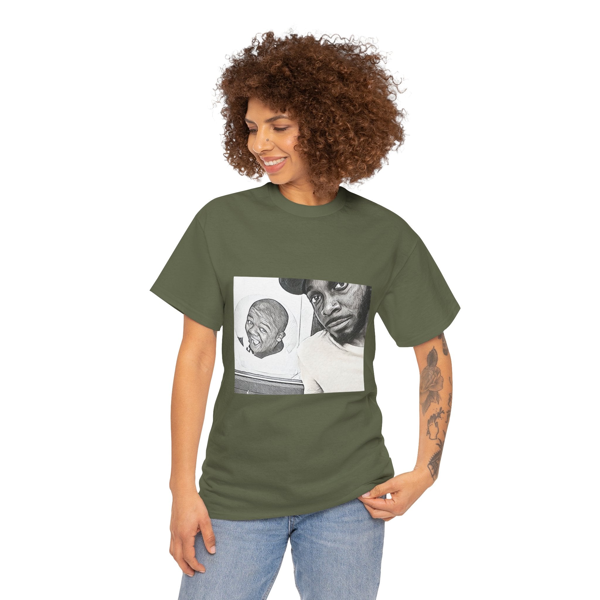 JPEGMafia Corey In The House Graphic Print Short Sleeve Unisex Heavy Cotton Tee