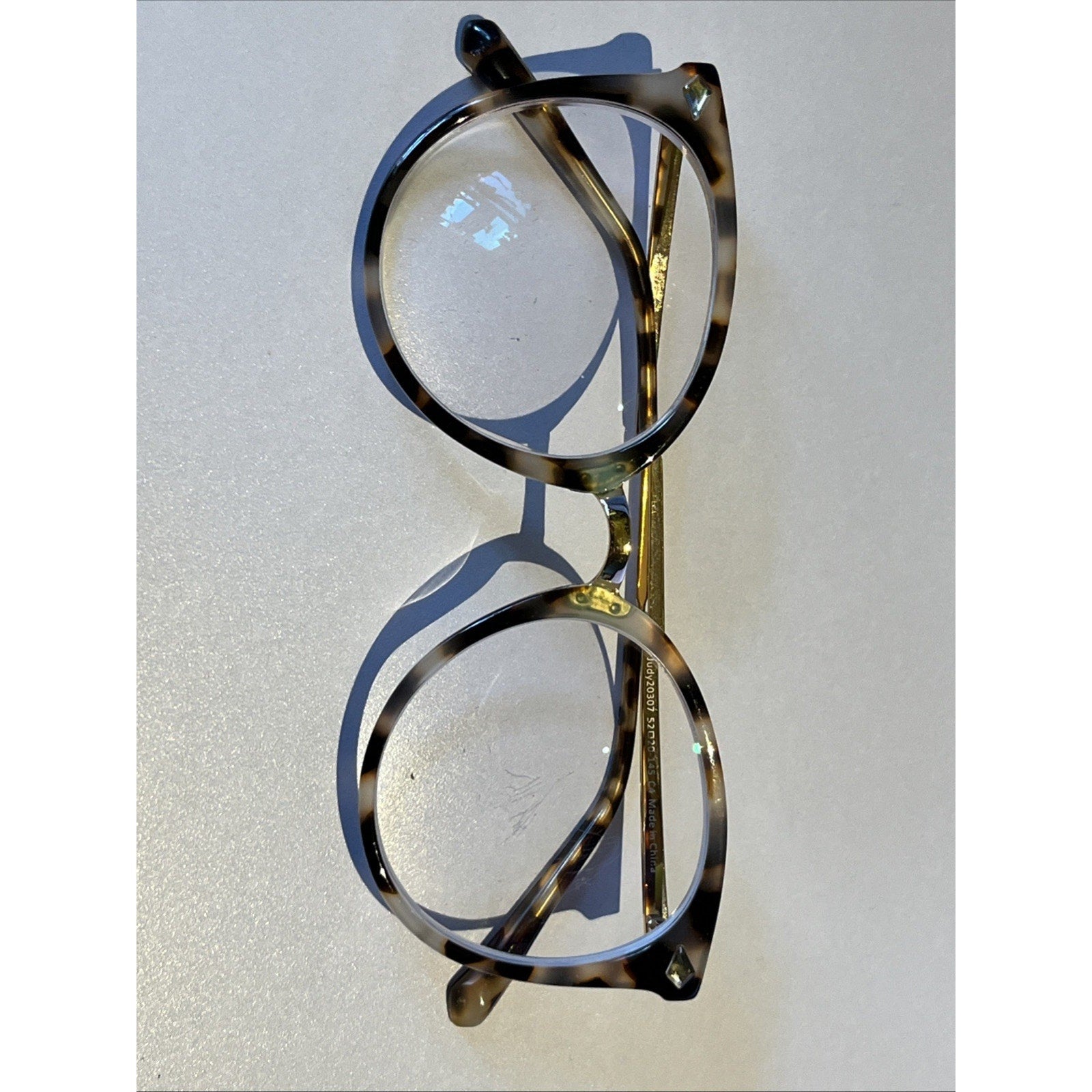 Firmoo Judy 20307 Eyeglasses Optical 52-20-145 Gray Brown Tortoise Frames Only