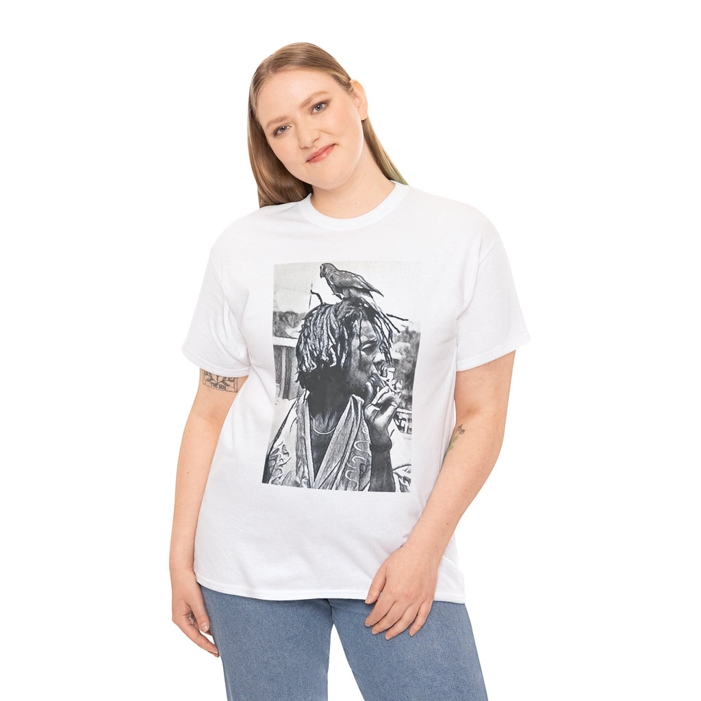 Peter Tosh Graphic Print Short Sleeve Crew Unisex Heavy Cotton Reggae Tee Shirt