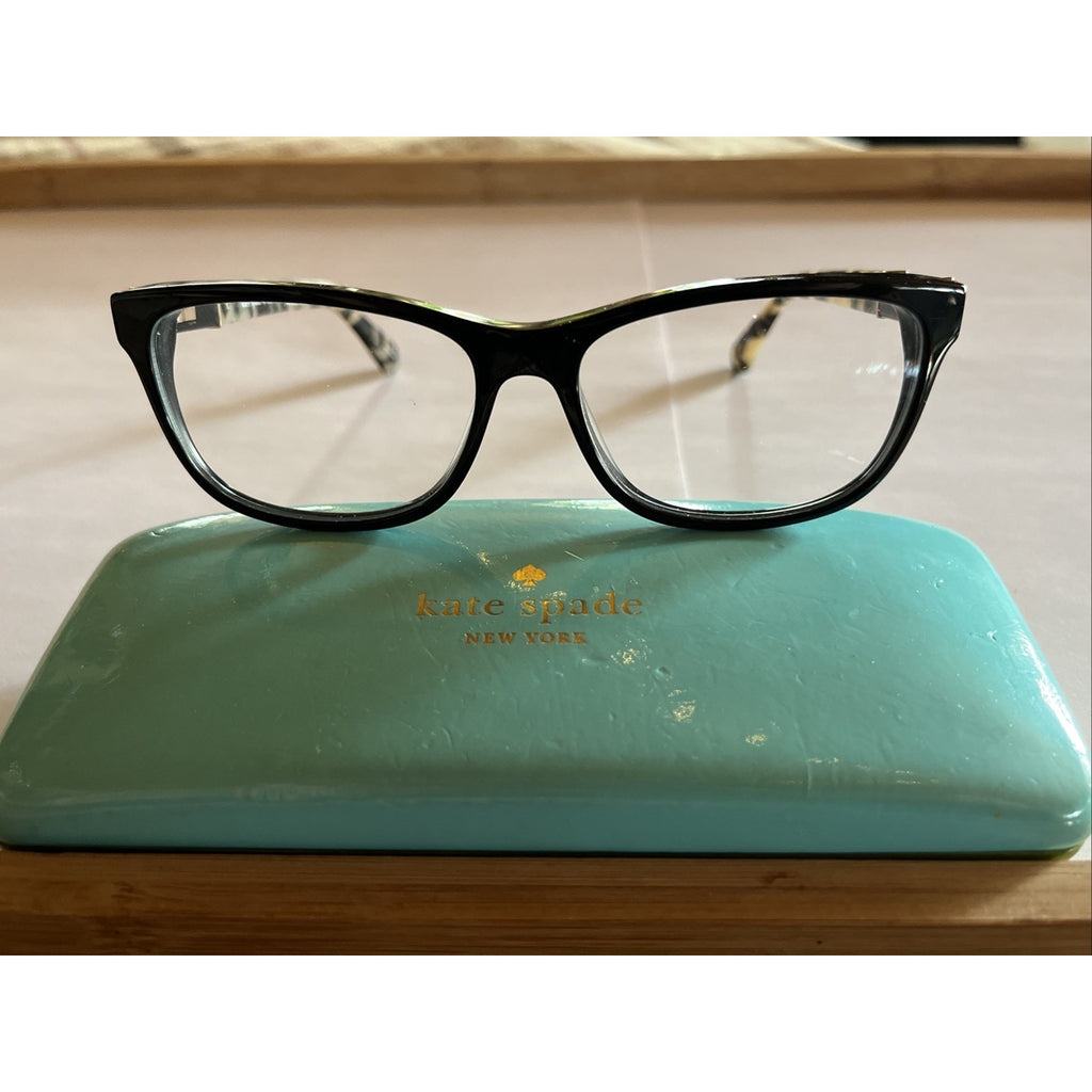 Kate Spade Women's Eyeglasses Frame MYRNA 807 sz 53-15-140 Black Tortoise Speck