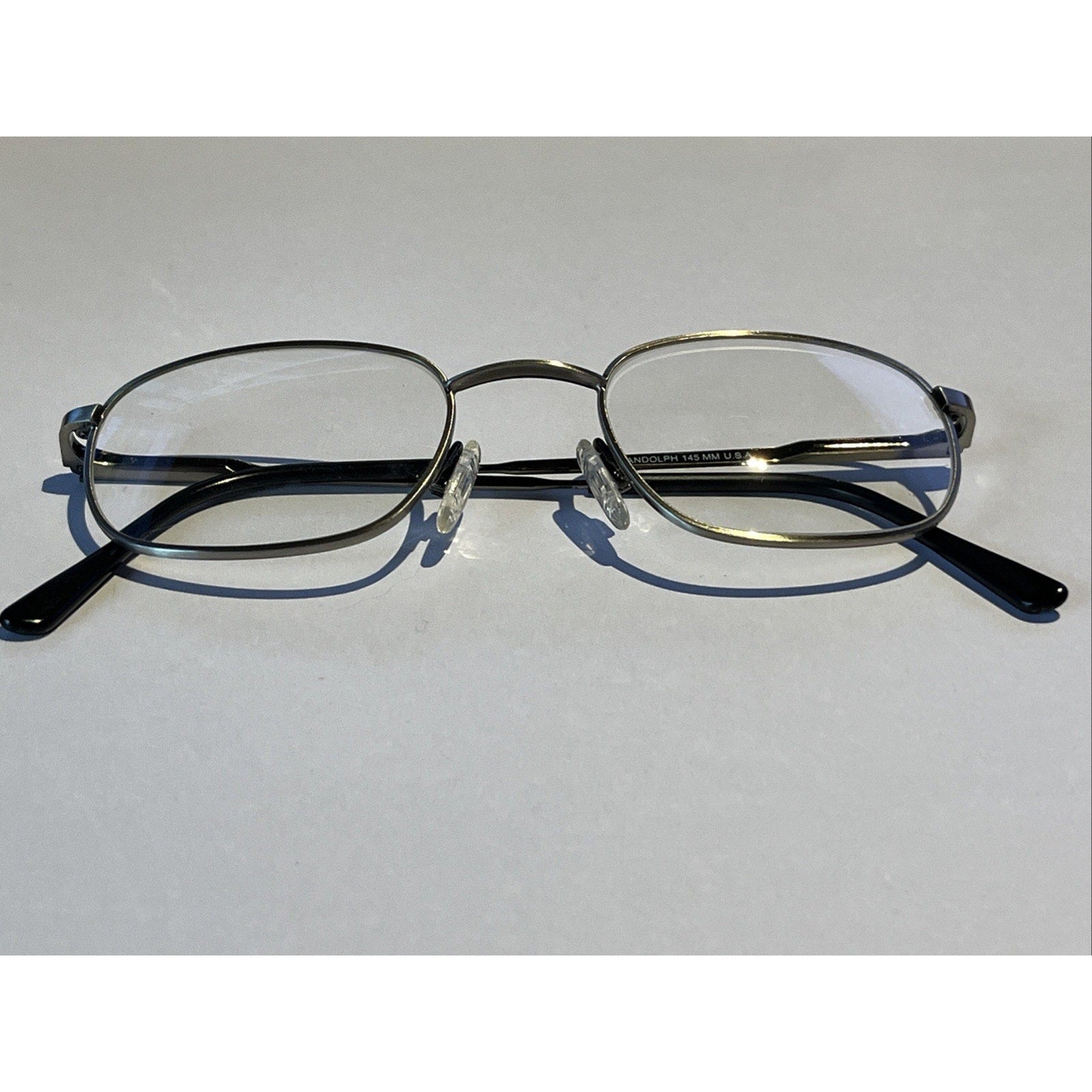 Randolph Engineering USA RE 350 Eyeglasses 50-21-145 Silver Italy Frames Only