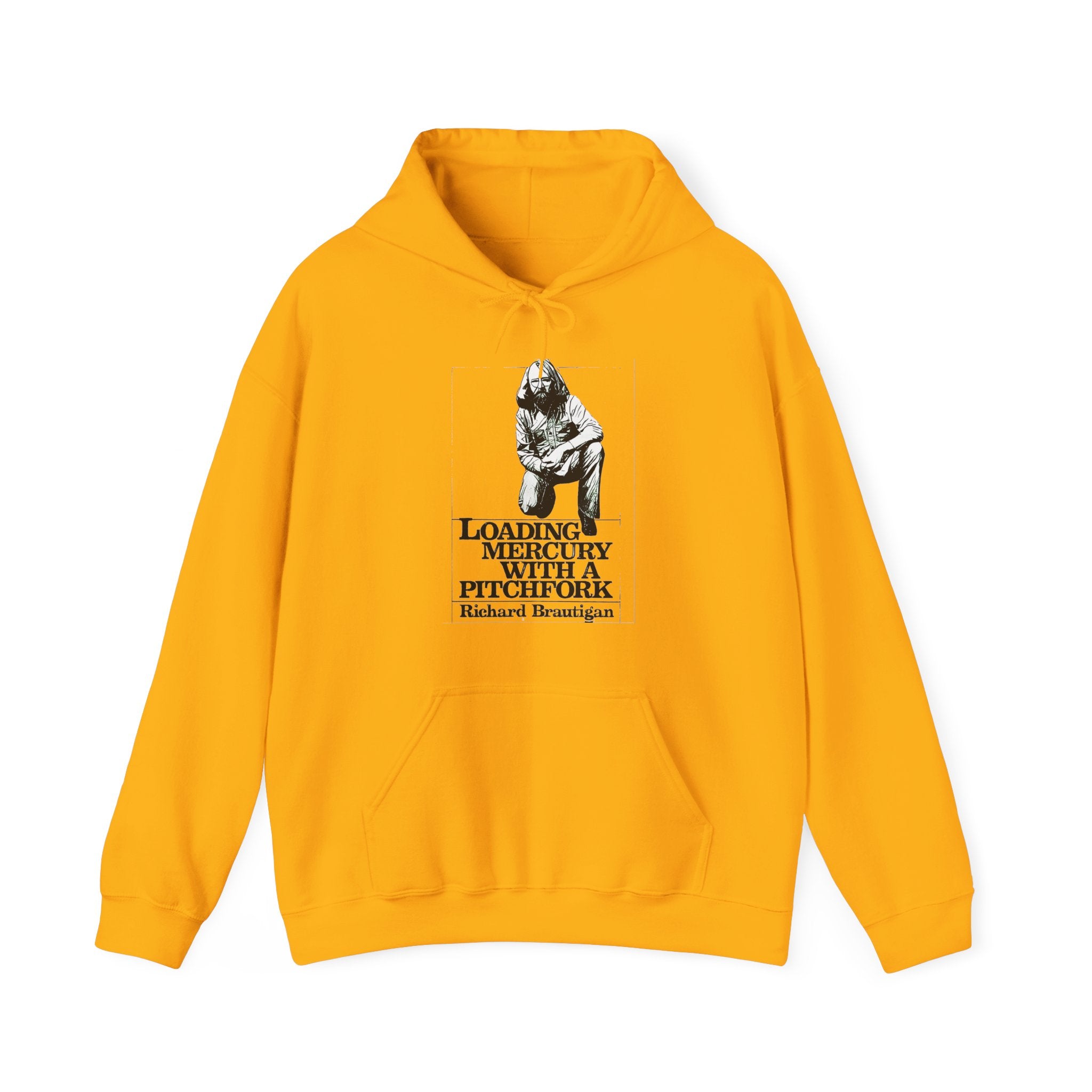 Loading Mercury With A Pitchfork Graphic LS Unisex Heavy Blend Hooded Sweatshirt