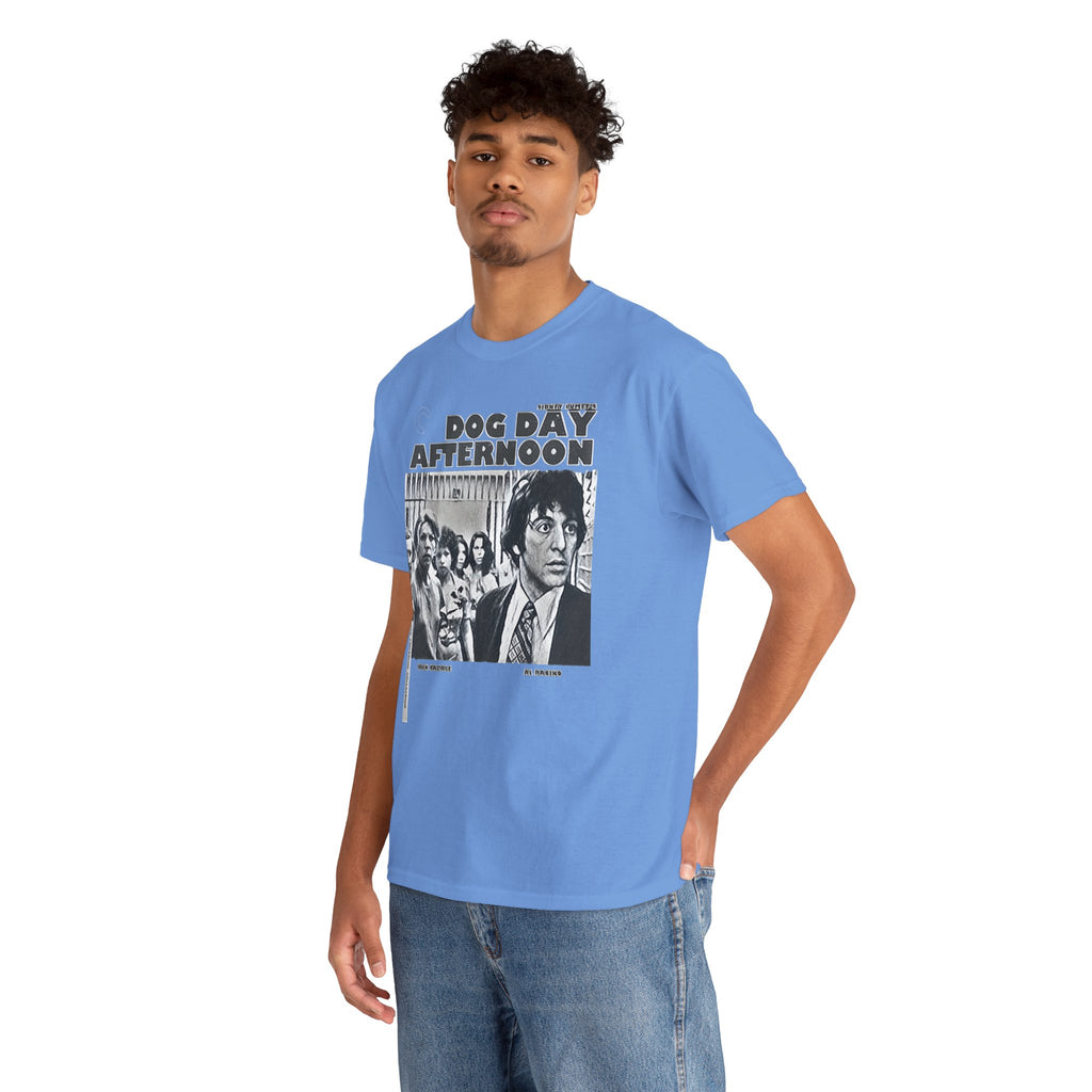 Dog Day Afternoon Graphic Print Al Pacino Black & White Unisex Heavy Cotton Tee