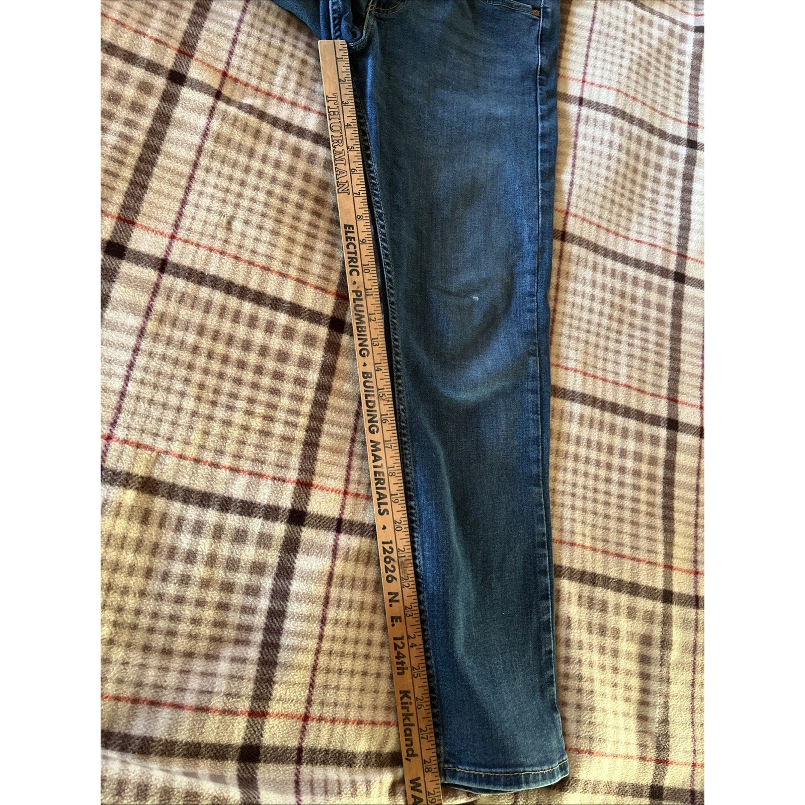 Levi's 502 jeans 32x29 men’s slim fit Blue Cotton denim Outdoor Travel Straight