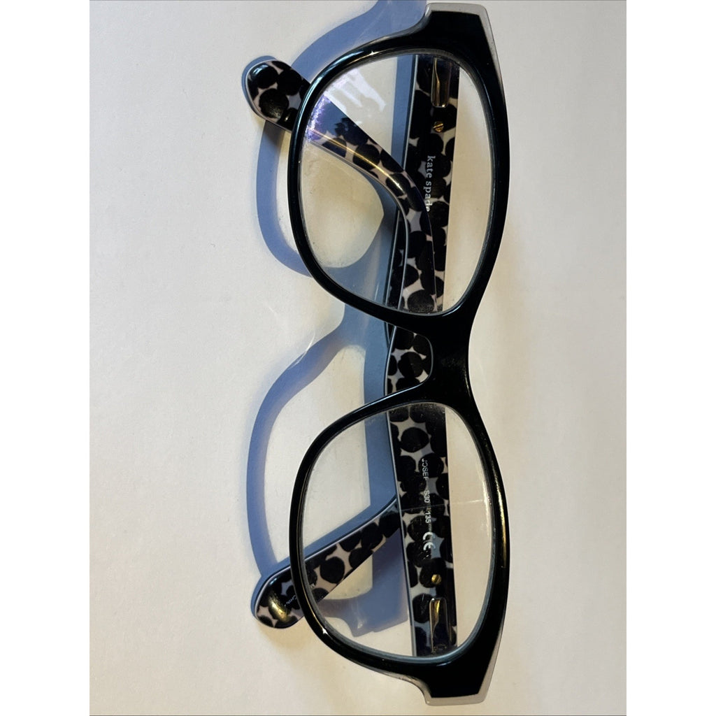 kate spade new york Josef S30 Women’s Black Rectangular Full Rim 52-15-135