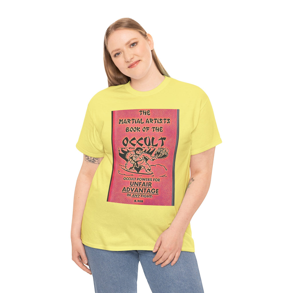 The Martial Artists Book Of The Occult Graphic Print SS Unisex Heavy Cotton Tee