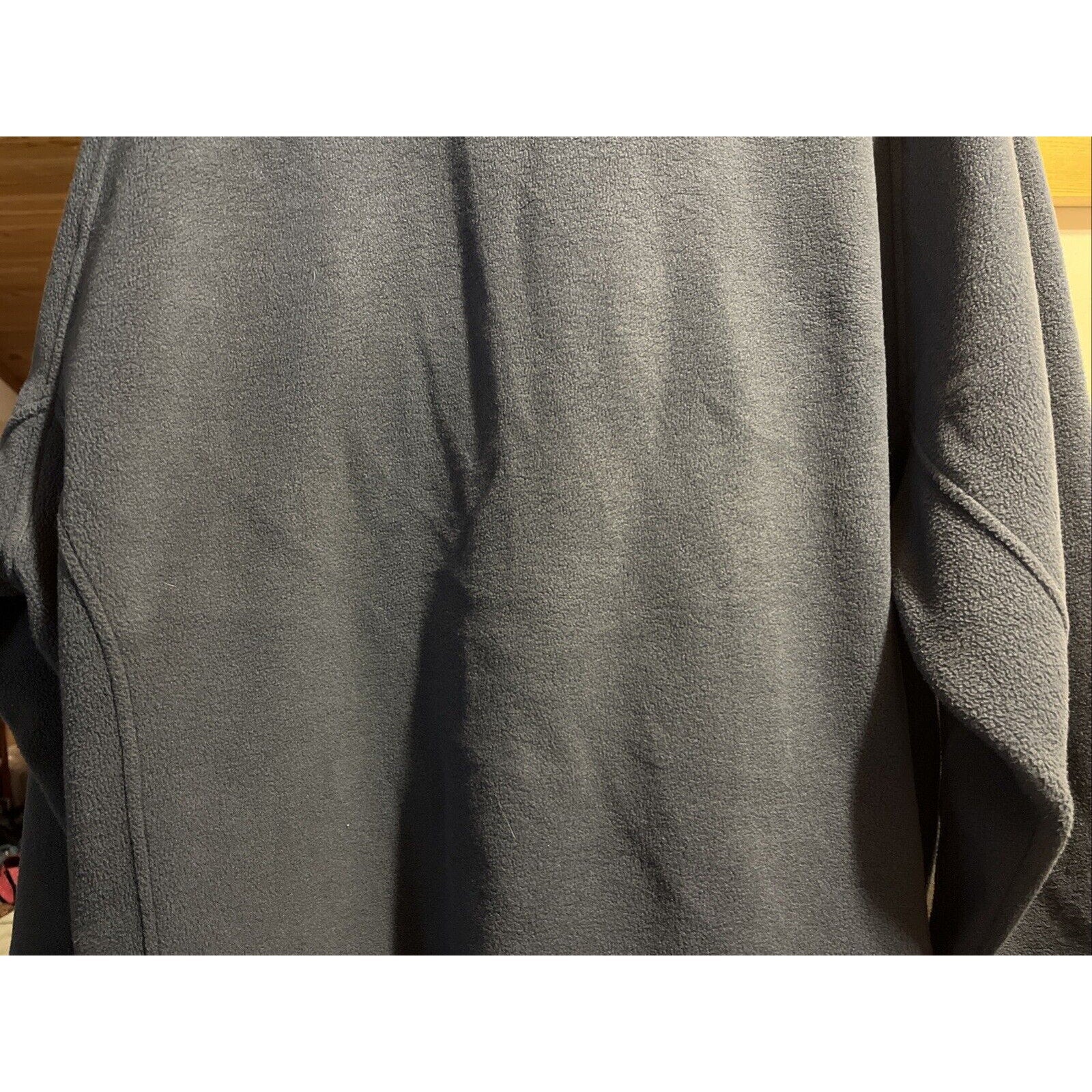 The North Face Men’s XL Blue Long Sleeve Full Zip Polyester Fleece Jacket Travel